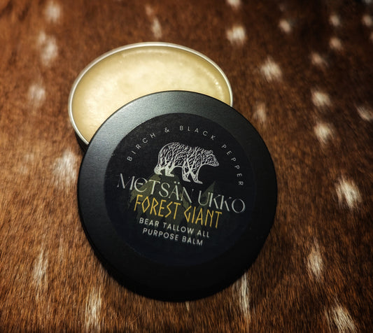 Metsan Ukko "Forest Giant" Bear Tallow Salve with Birch and Black Pepper Oil | Bear Grease Balm