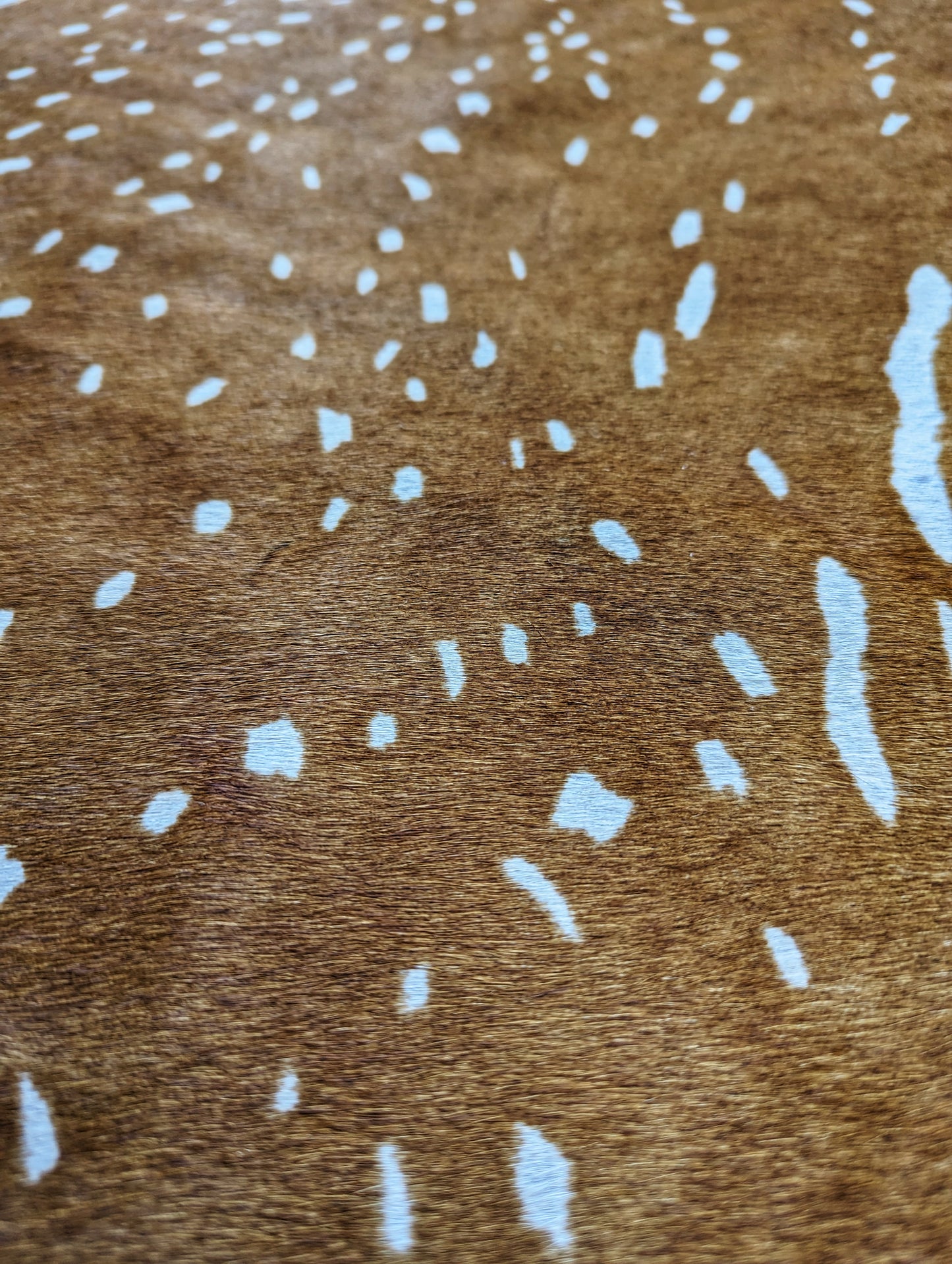 "Fauxn" Fawn Dyed Cowhide Cow Skin