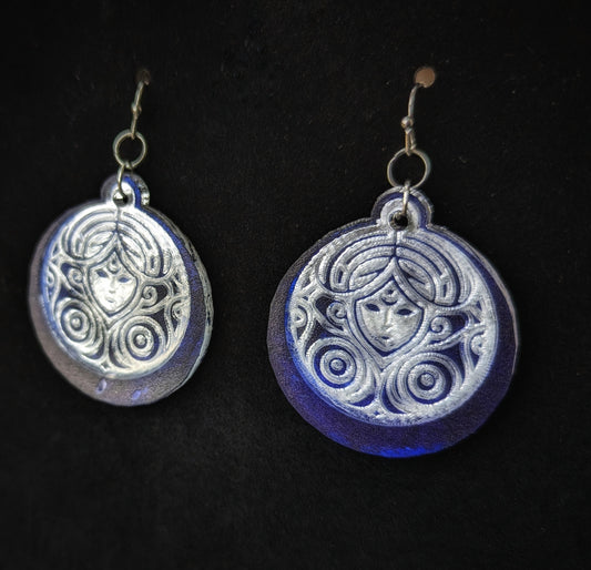 Nótt Goddess of Night Earring
