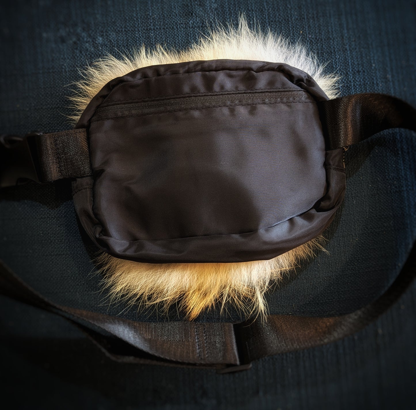 Coyote Fur Cross Body or Belt Bag