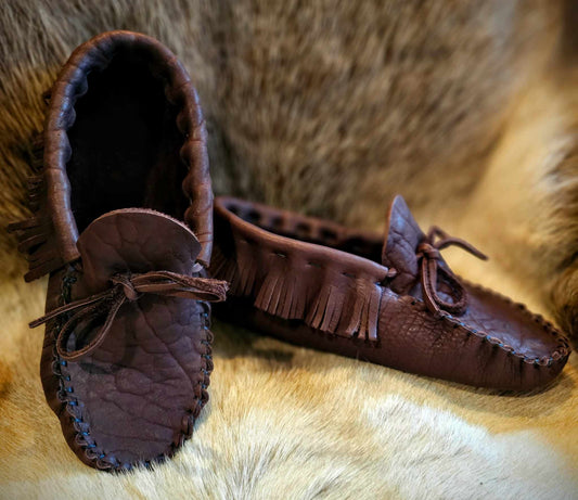 Bison Hide Low top Moccasins Size 11-12 Men's US