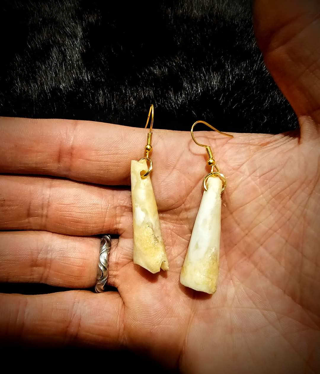 Deer Toe Bone Earrings