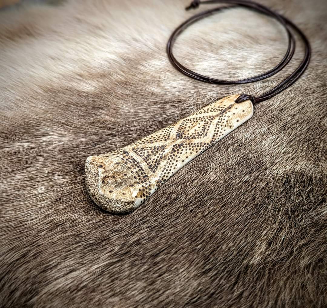 Deer Bone Othala Pendant