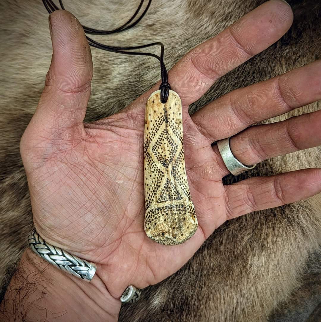 Deer Bone Othala Pendant