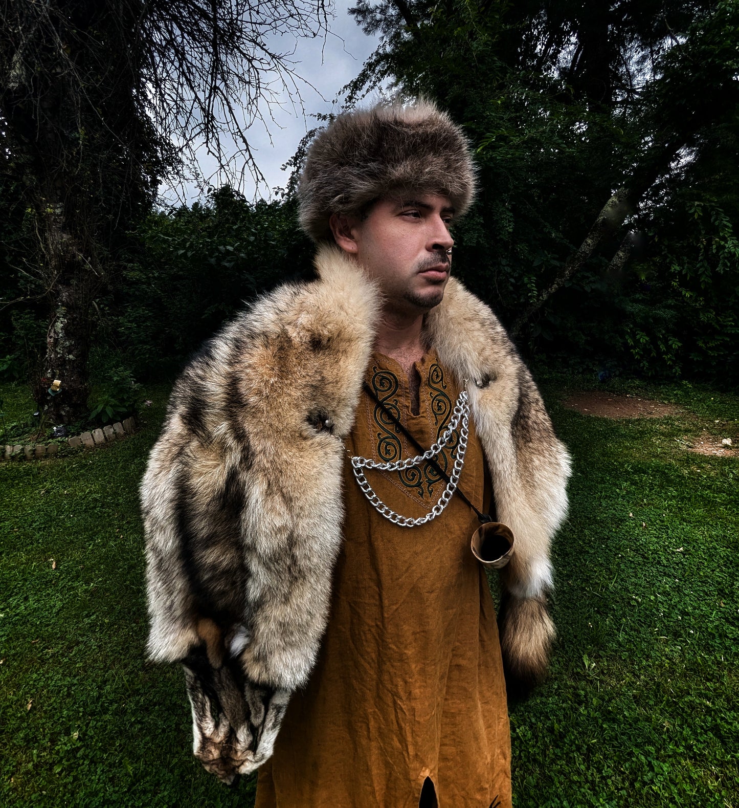 Wolf Hide Cloak (Gray Wolf)