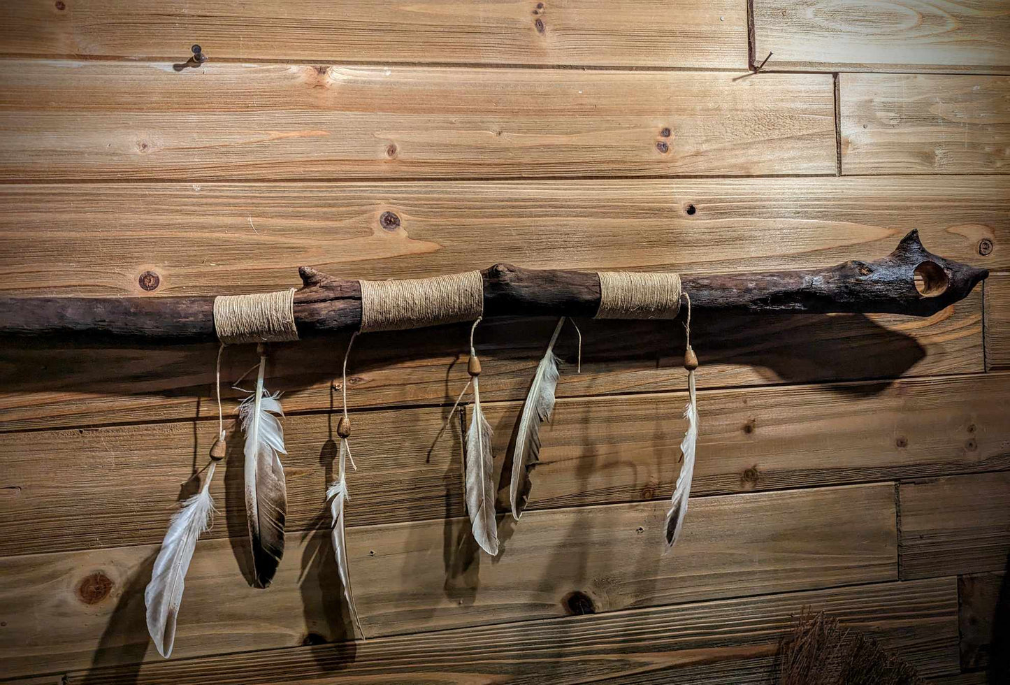 Poplar Tree Branch Ceremonial Staff