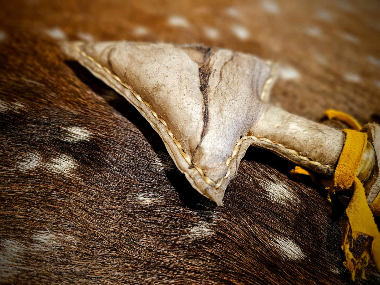 Deer Hoof, Leg, and Bone Arrow Shape Rattle