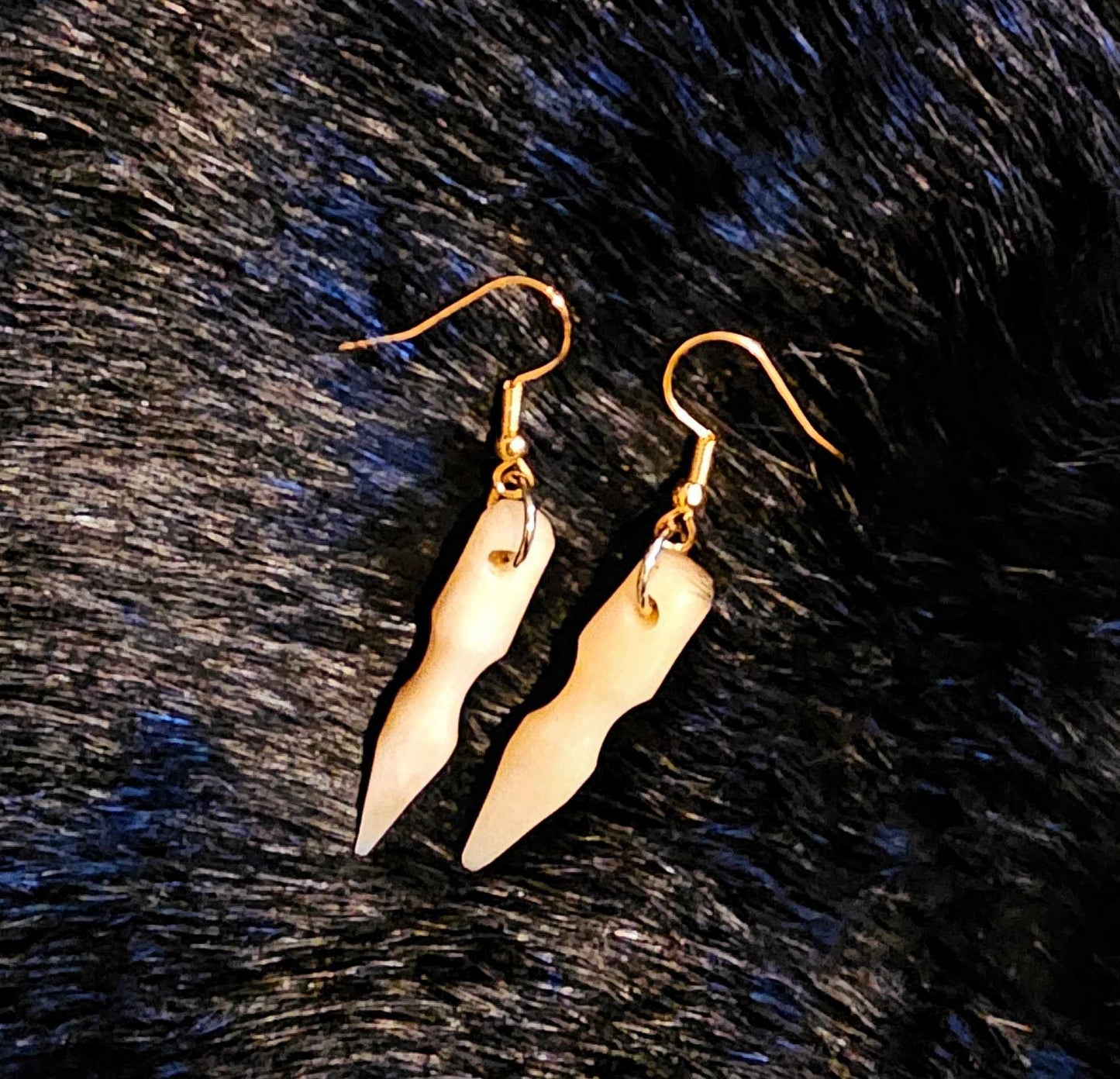 Elk Bone Spear Earrings | Gungnir