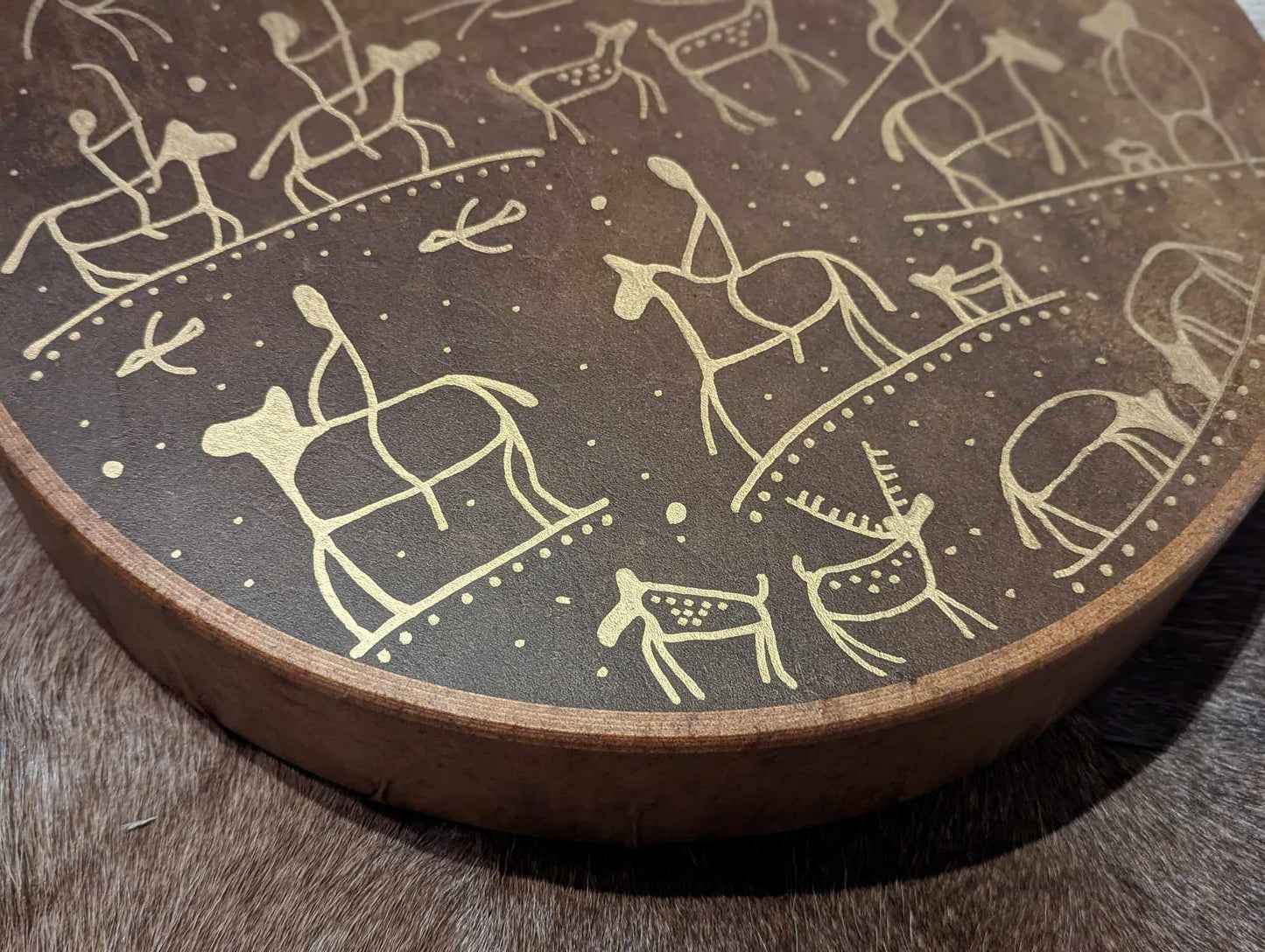 18 Inch Elhaz Horse Hide Drum