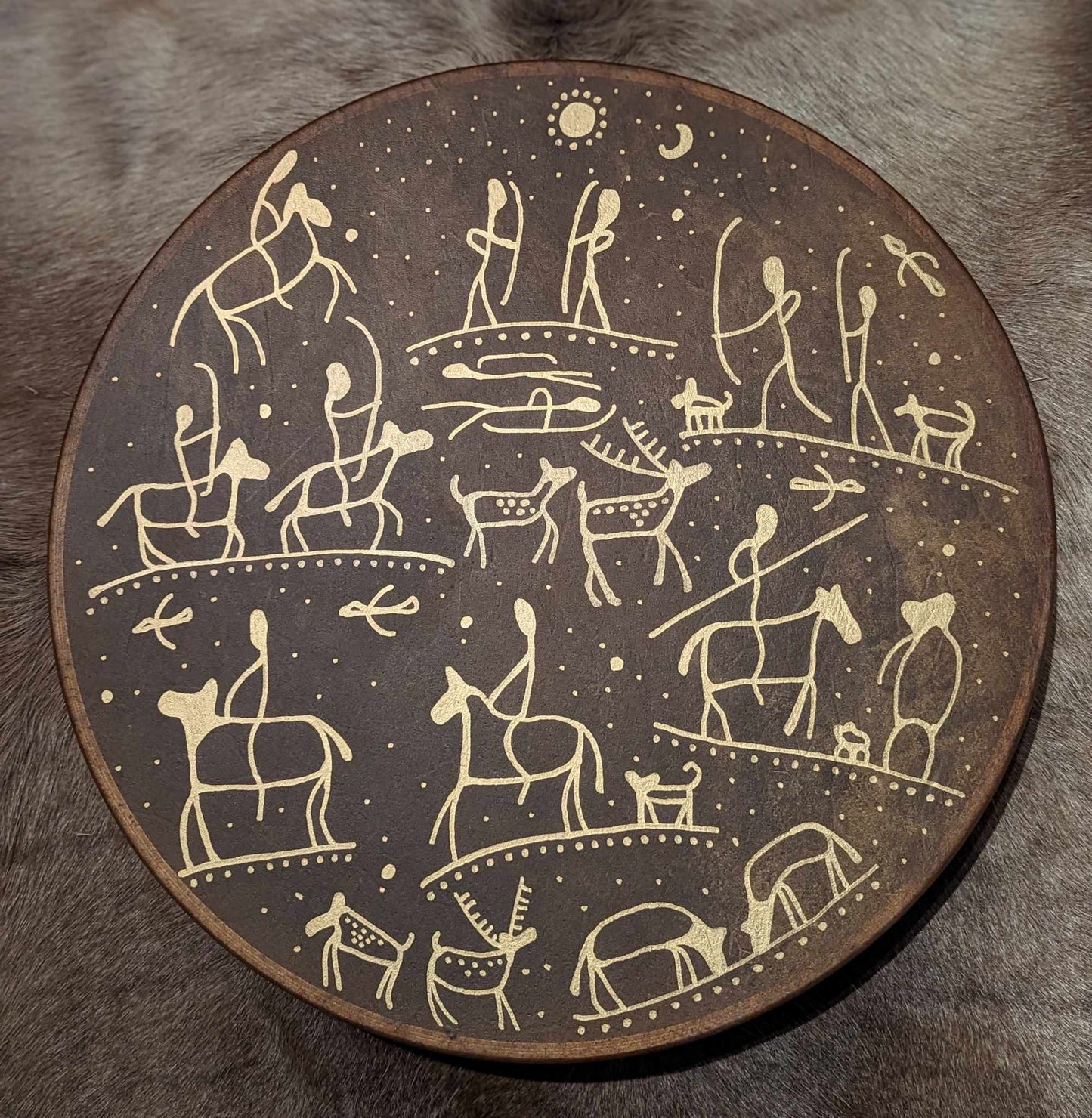 18 Inch Elhaz Horse Hide Drum