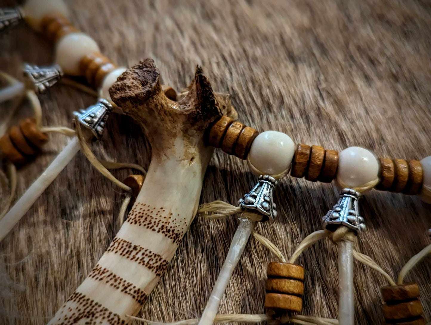 Sunwheel Arrow Feather Necklace