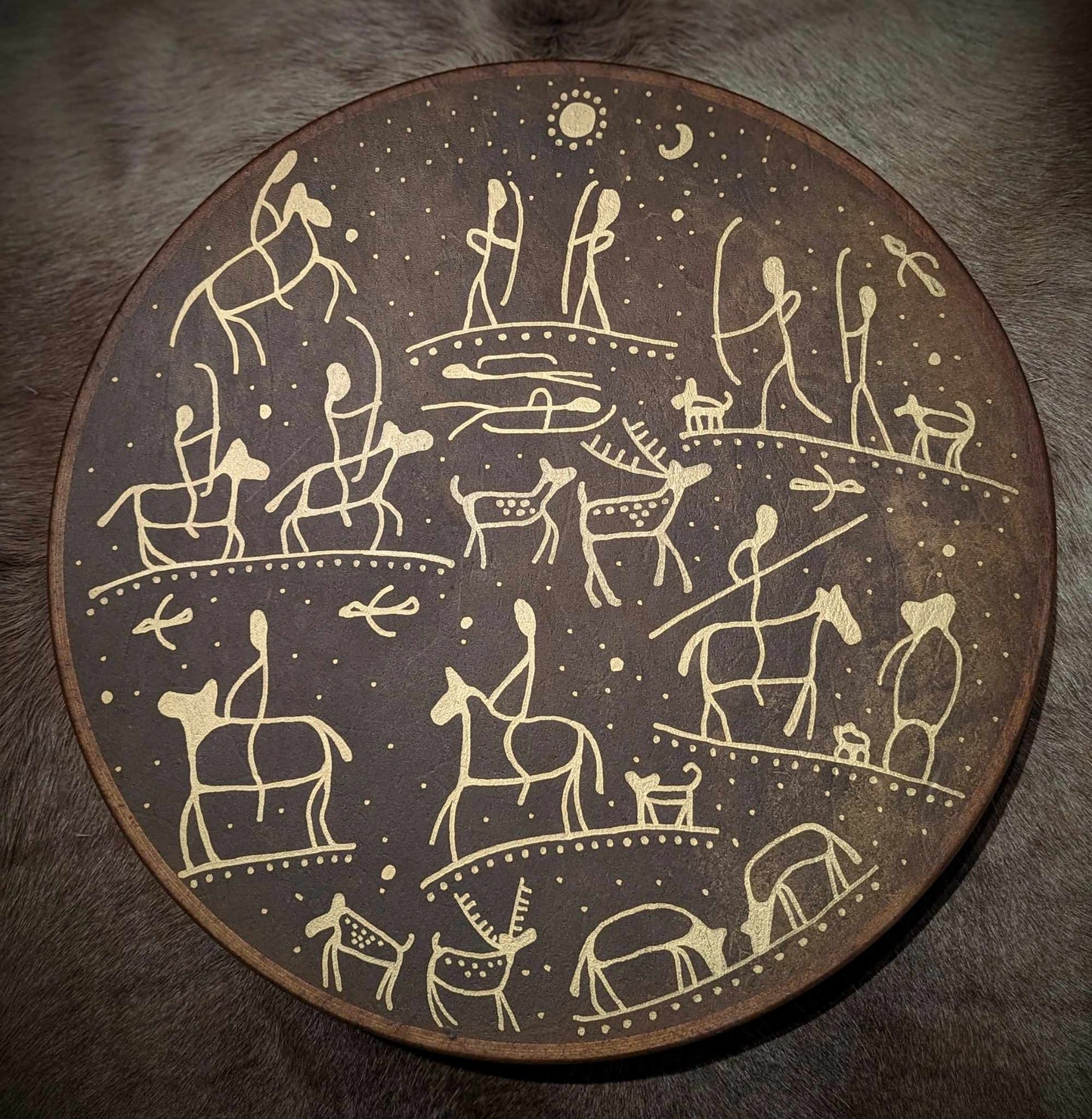 18 Inch Elhaz Horse Hide Drum