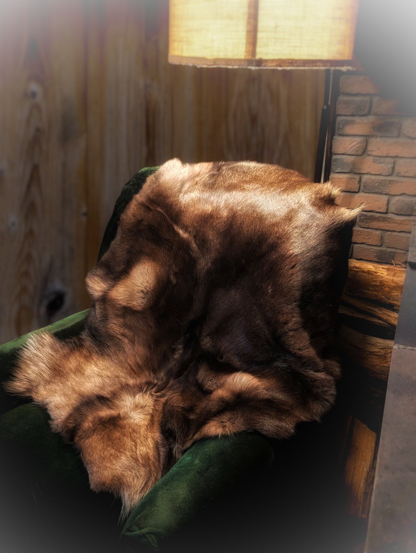 Super Soft Dark Brown Finnish Reindeer Hides | Imported from Sami Herders | Viking Decor | Fur Throw