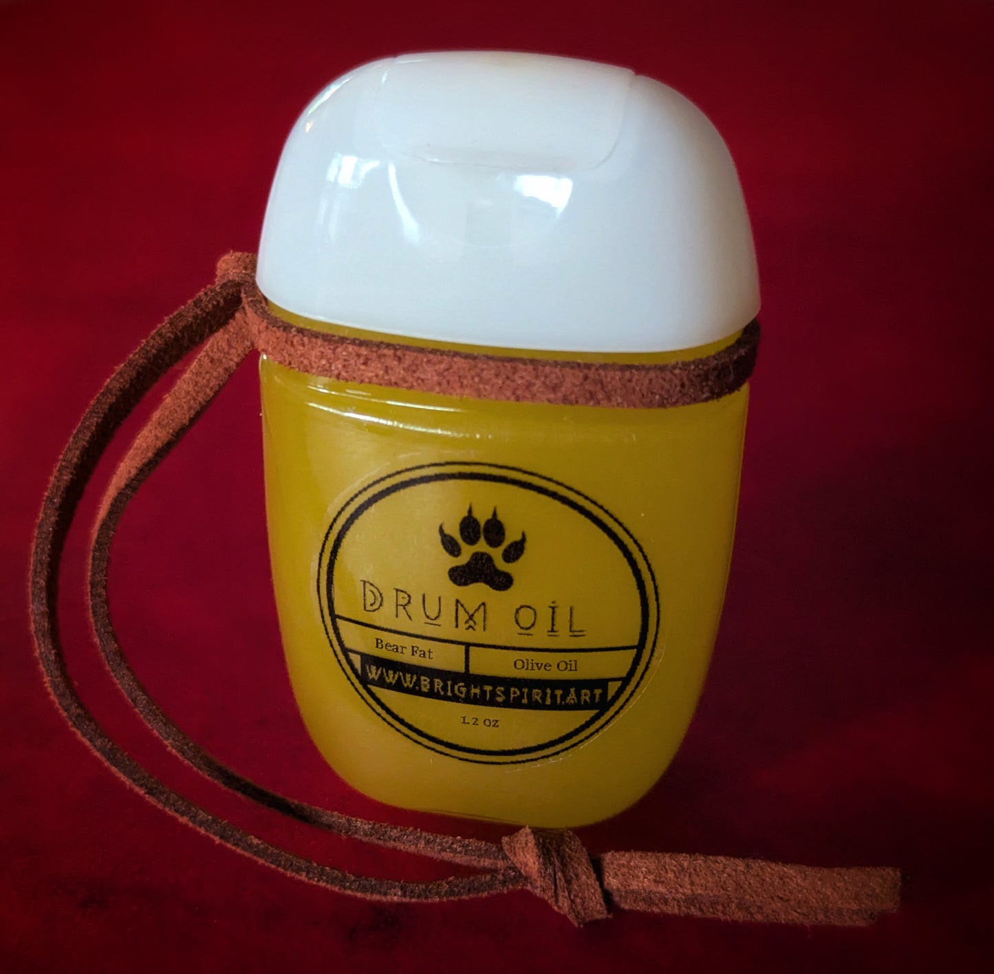 Bear and Olive Drum Oil For Natural Rawhide Drums| Bear Grease Oil | Drum Conditioner