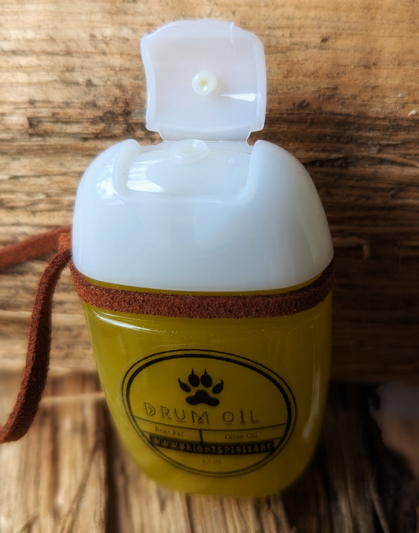 Bear and Olive Drum Oil For Natural Rawhide Drums| Bear Grease Oil | Drum Conditioner