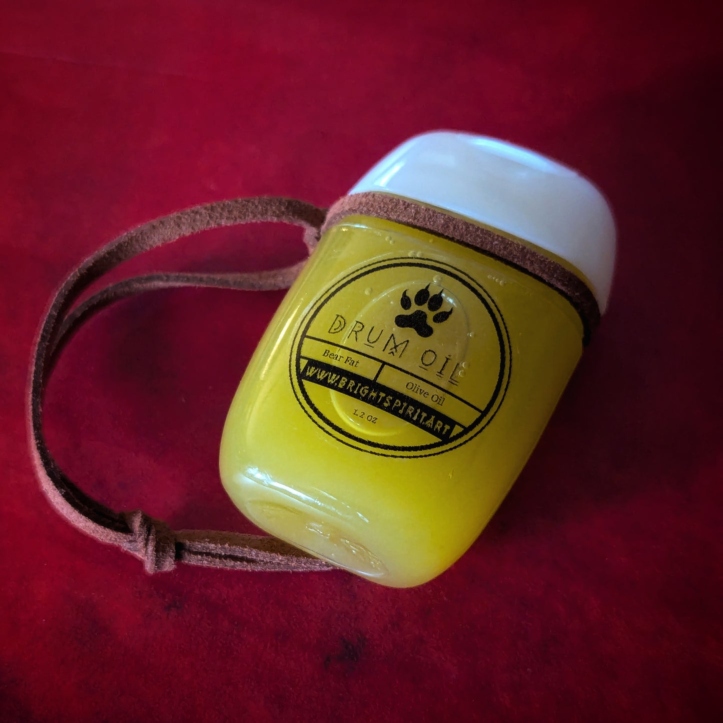 Bear and Olive Drum Oil For Natural Rawhide Drums| Bear Grease Oil | Drum Conditioner