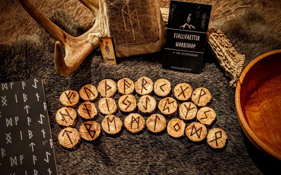 Chestnut Branch Elder Futhark Rune Set