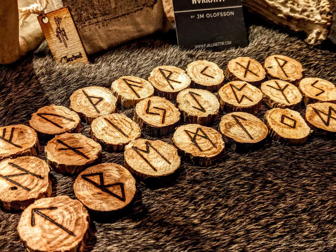 Chestnut Branch Elder Futhark Rune Set