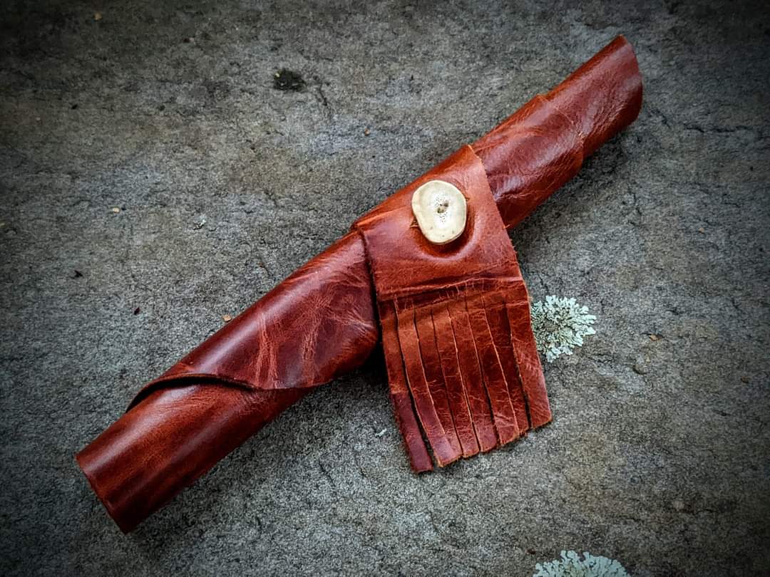 Leather Rune Casting Altar Cloth