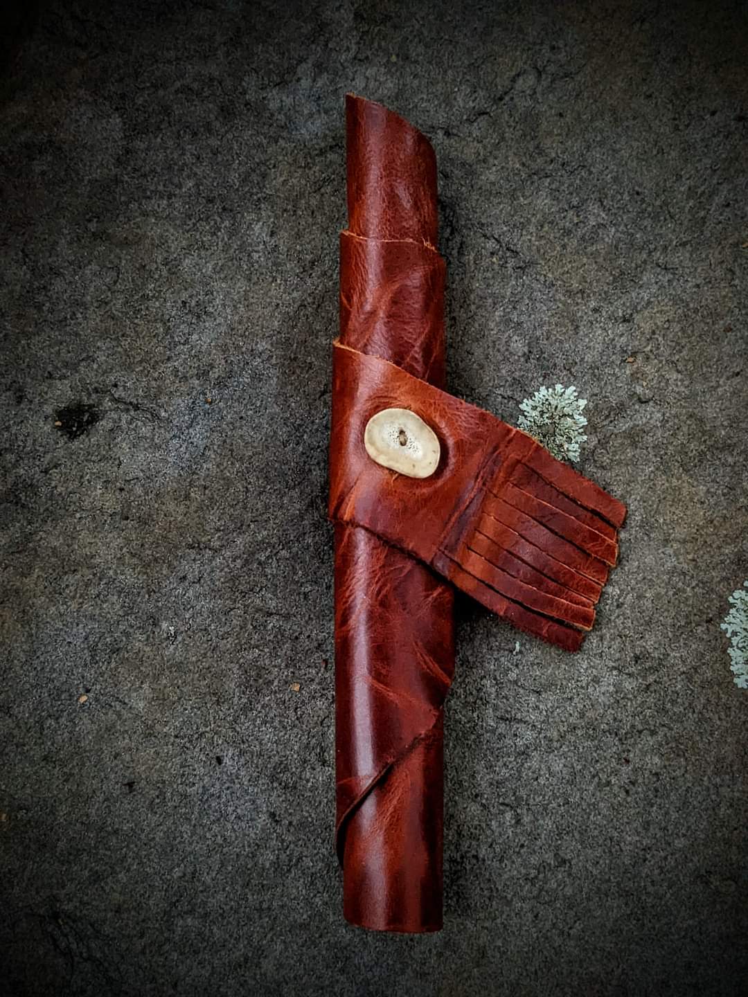 Leather Rune Casting Altar Cloth