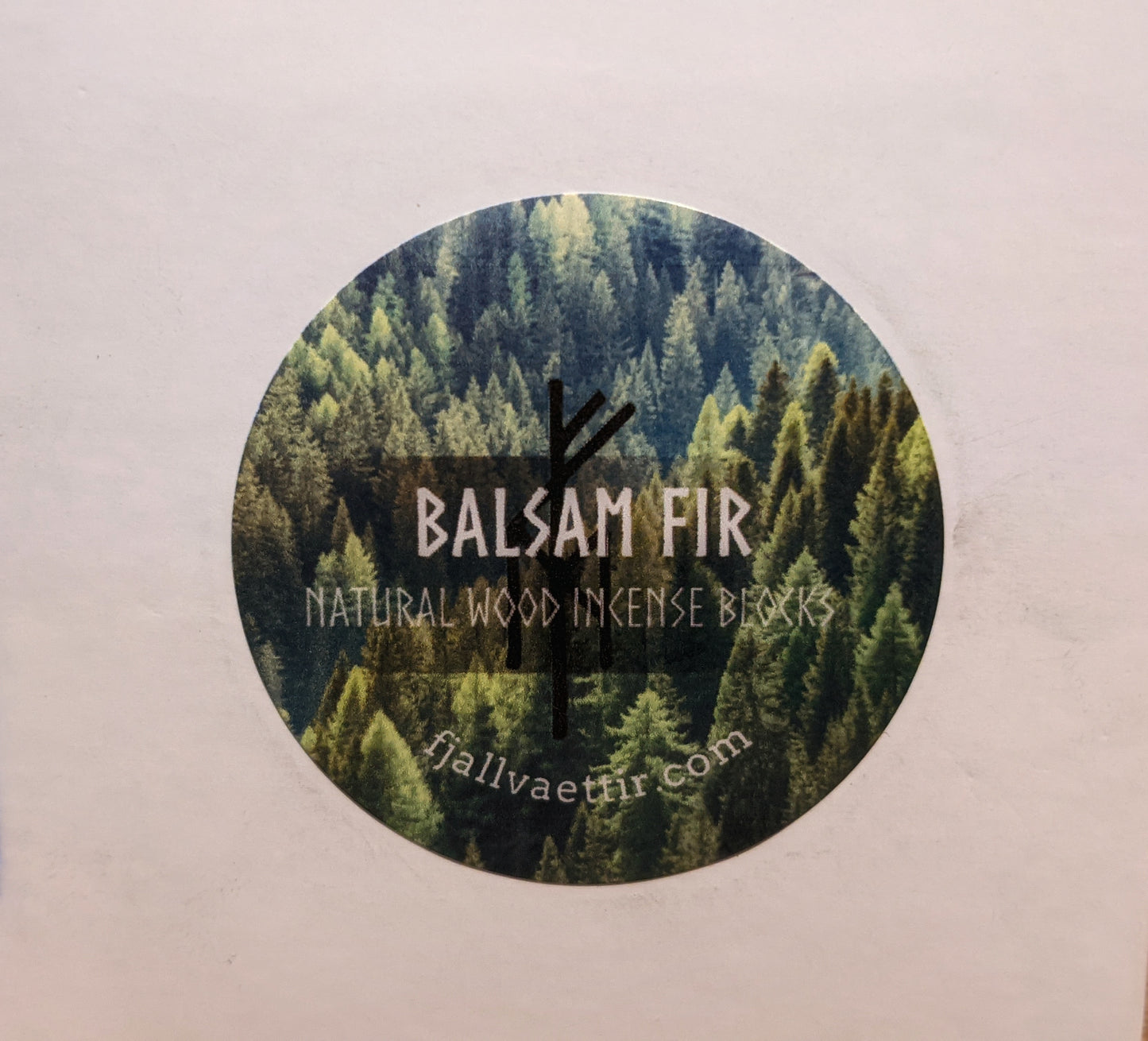 Fir Wood Natural Block Incense with Slate Holder | Natural Balsam Wood Incense | Incense Gift Box | Norse Pagan | Mountain Shaman