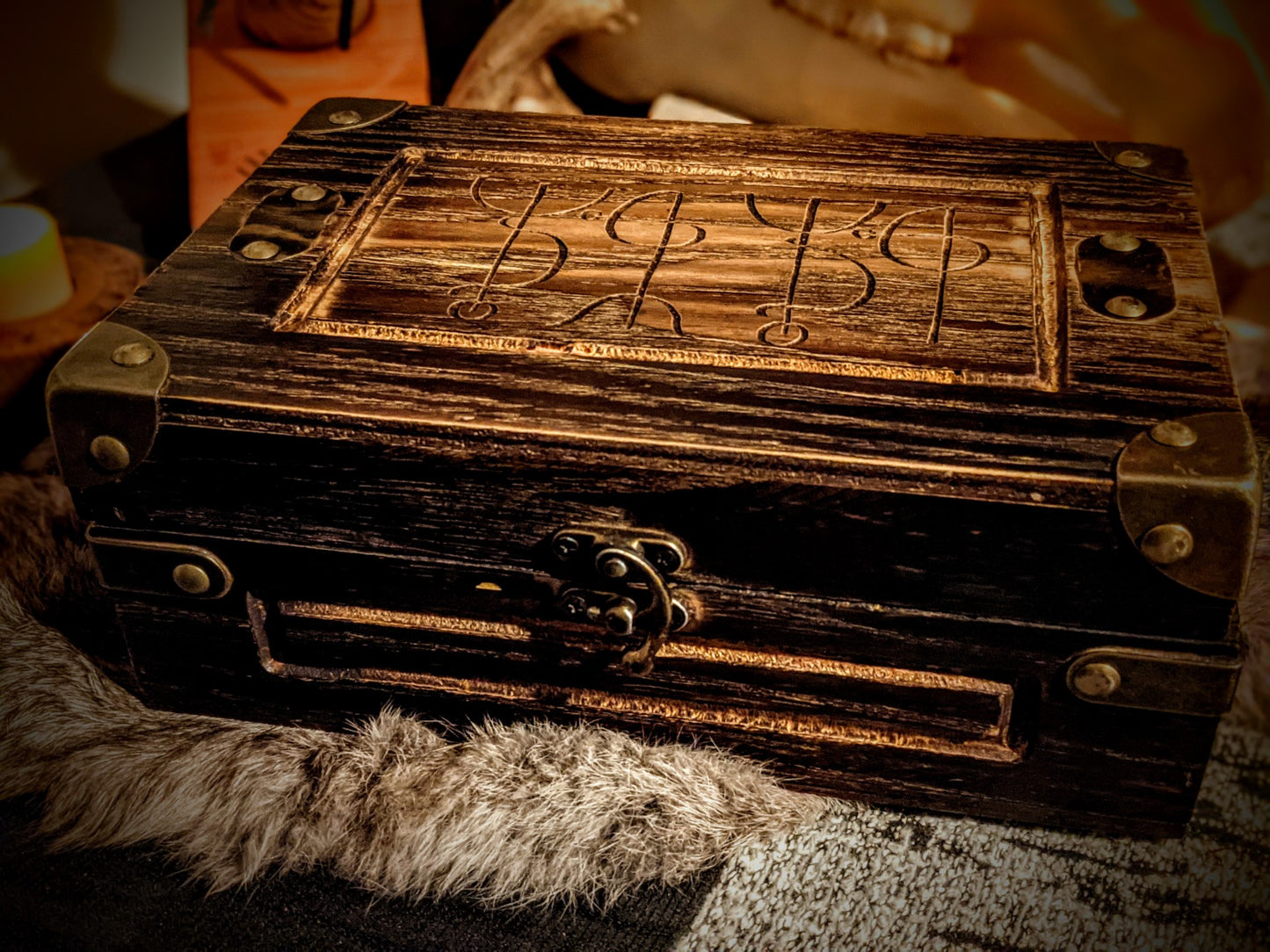 Draumstafir Icelandic Magic Bedside Box | "To dream what your heart desires" | Norse Pagan | Volva | Heathen | Asatru