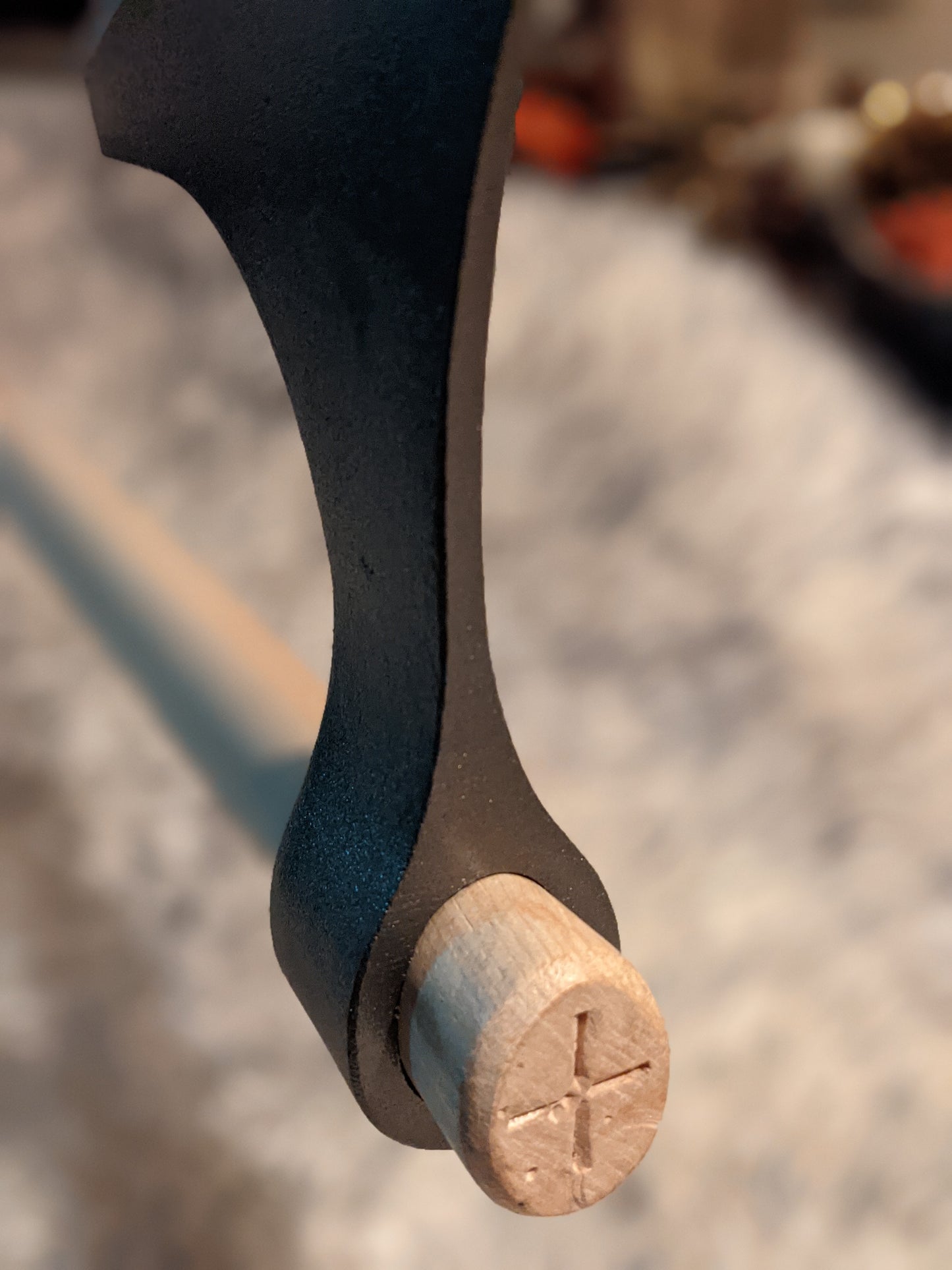 30" Bearded Viking Battle Axe Custom Rune Initials Engraved