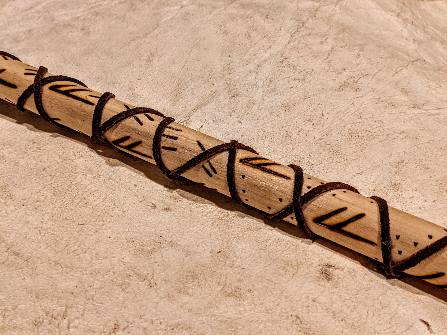 Hægrifótr Deer Antler Deer Leg Hoof Rune Shaman Staff Talking Stick Ceremonial Norse Pagan Staff