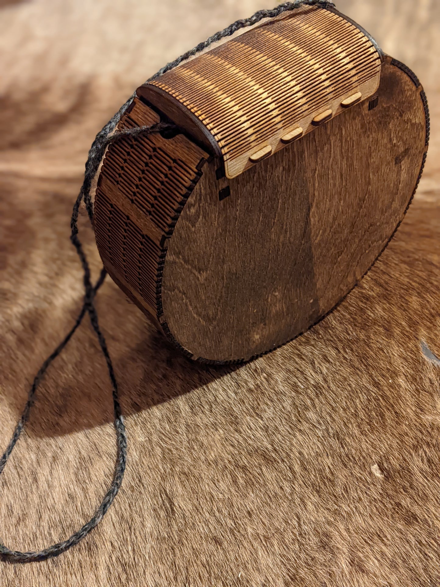 All Wood Purse | Living Edge Wood Rune Bag