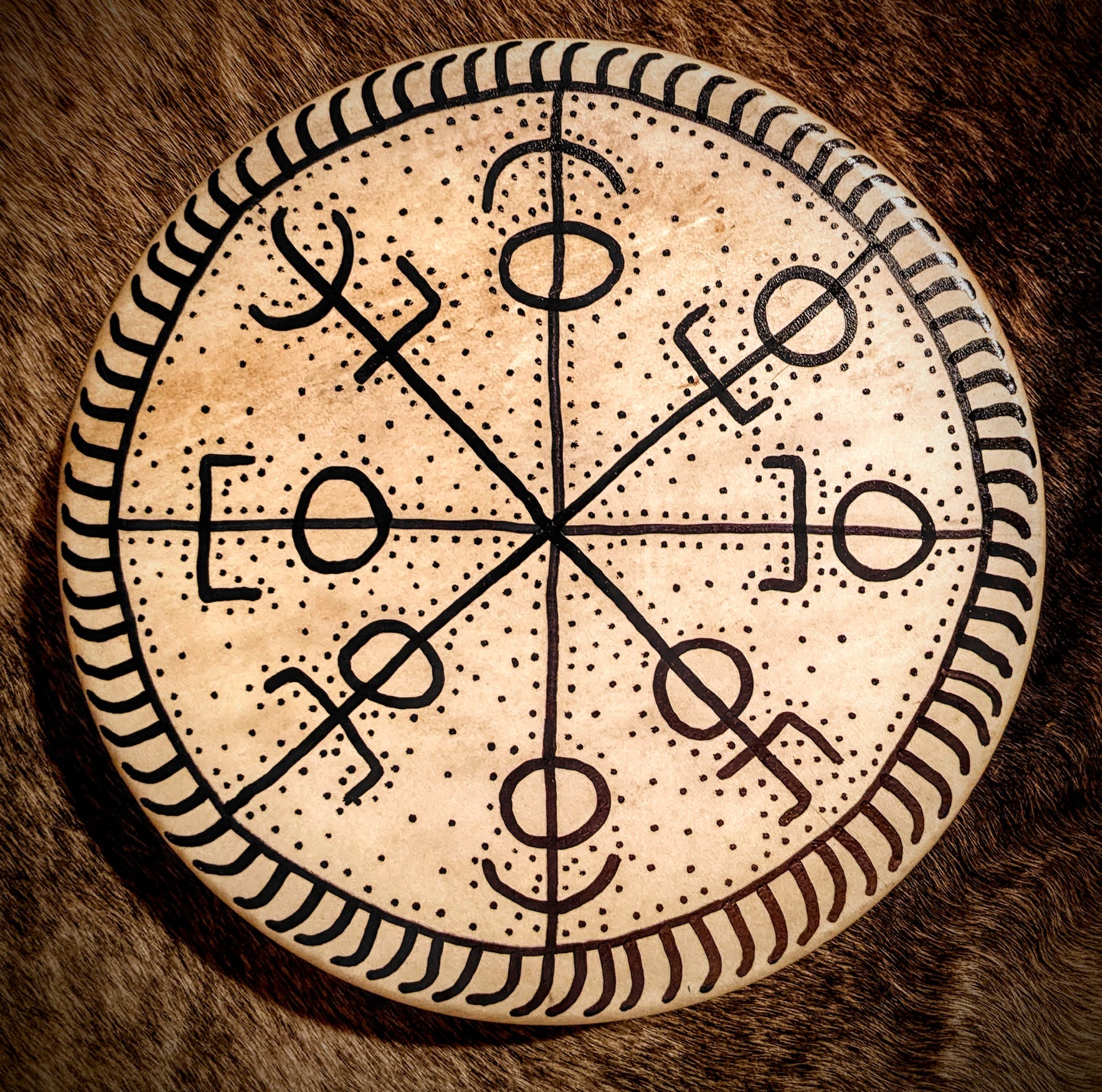10" Deer- Icelandic Magic Stave "For Many Thoughts"