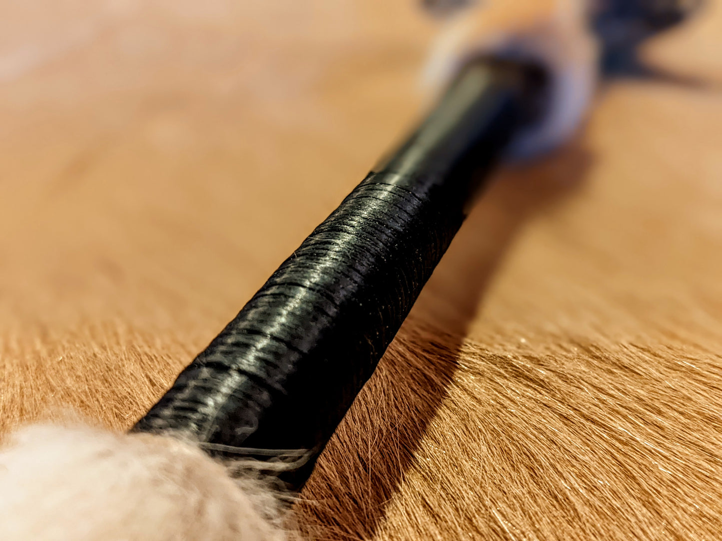 Icelandic Magic Stave Rotakross | Elk Hide Shaman Rattle