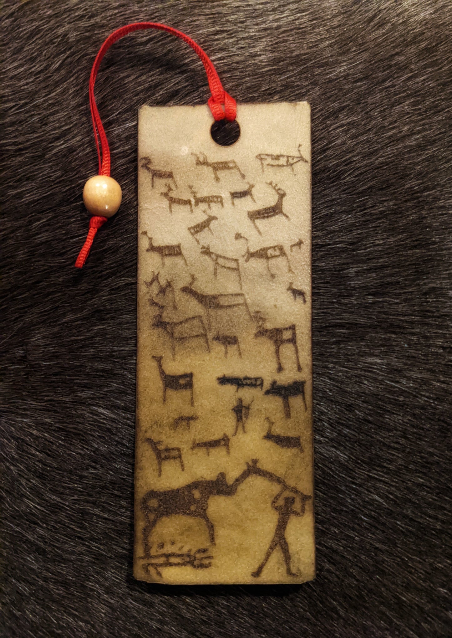 Elk Hide Petroglyph Bookmark | Nordic Art