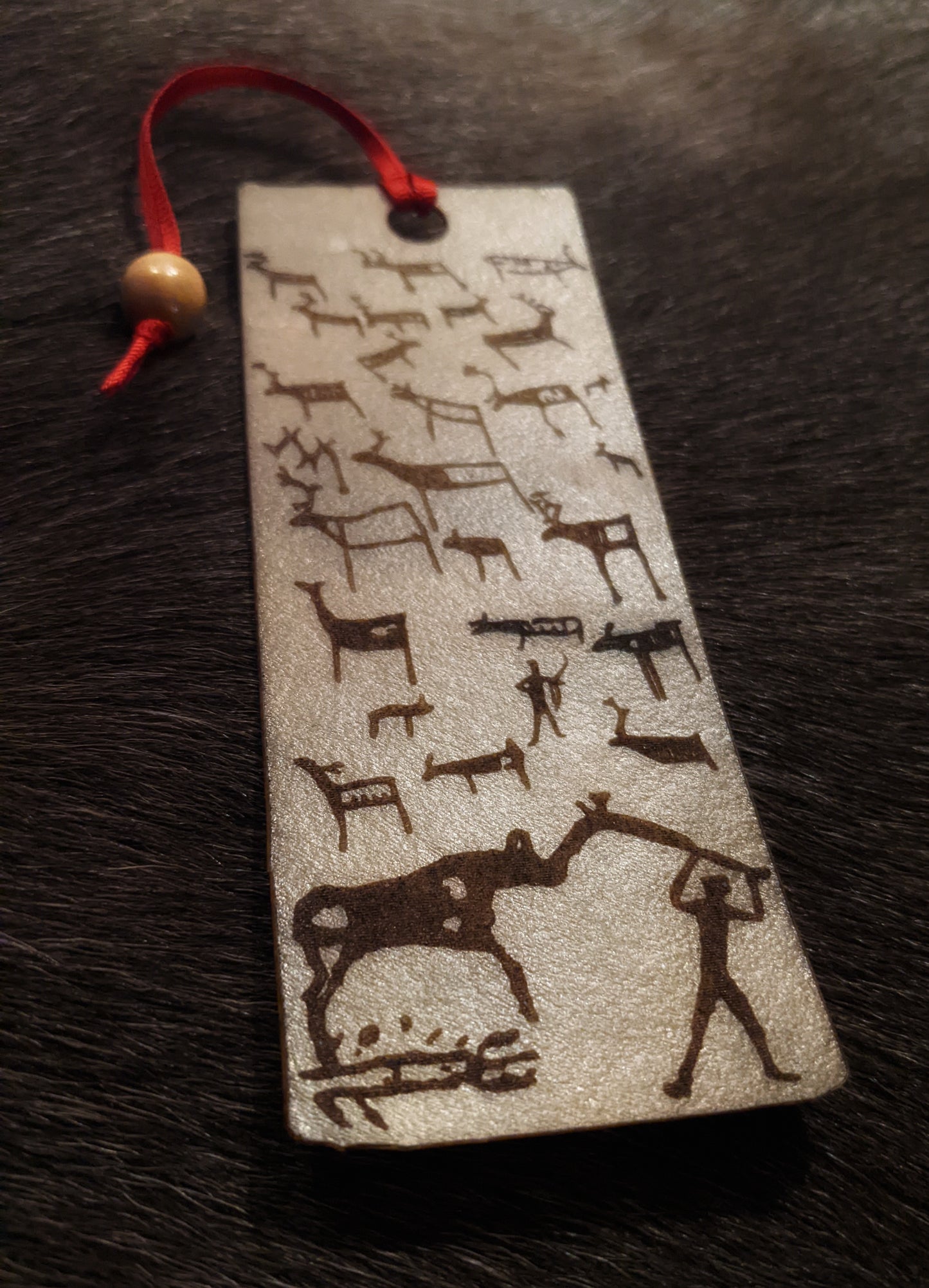 Elk Hide Petroglyph Bookmark | Nordic Art