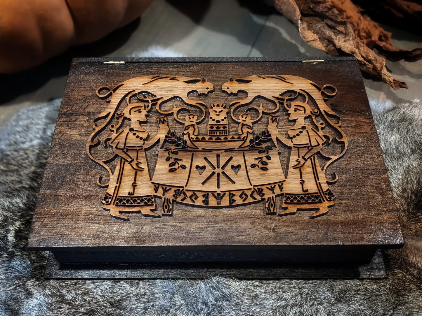 Mother's Night Wood Yule Disir Box | Gift Box
