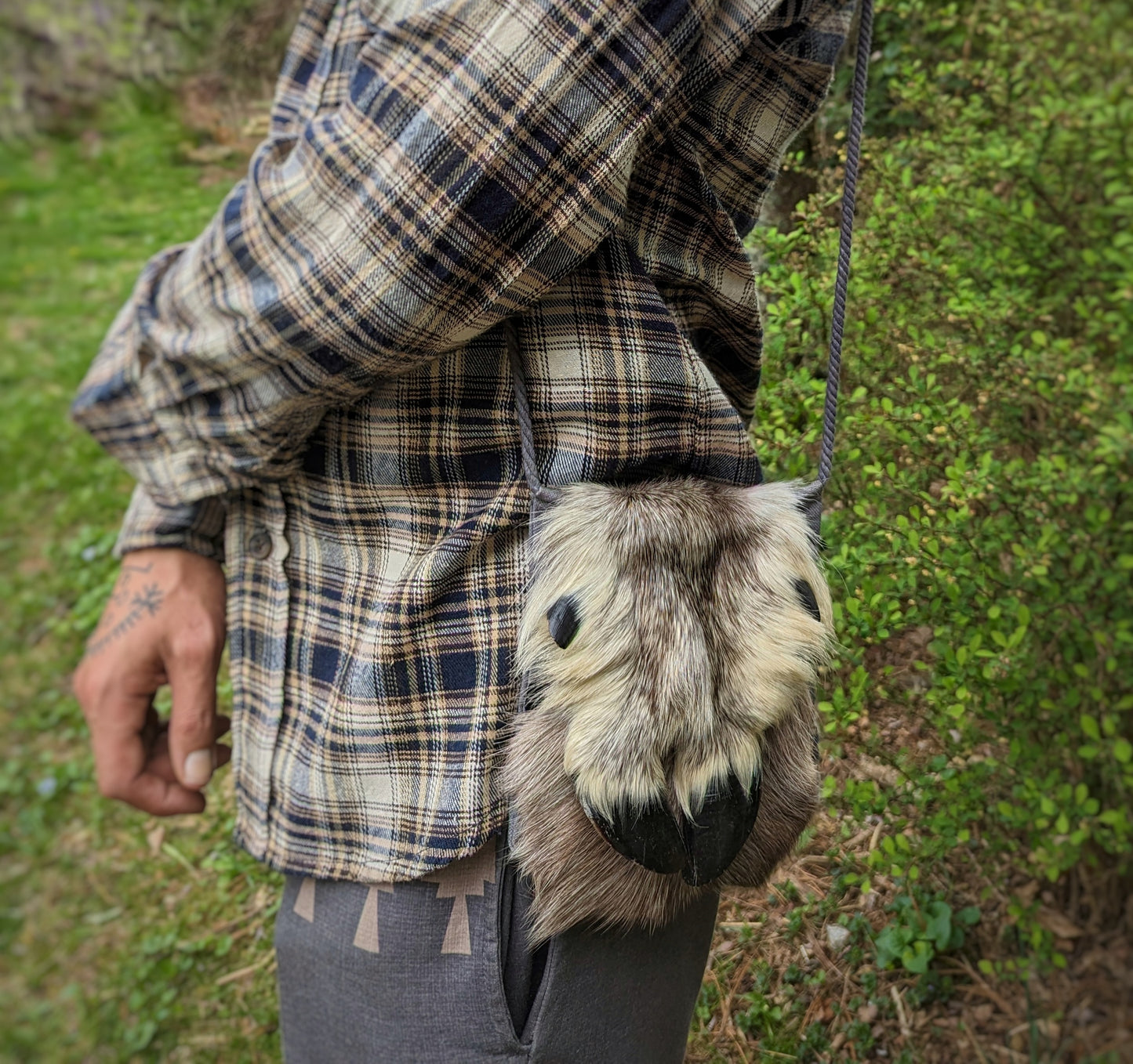 Reindeer Leg and Hoof Zippered Pouch