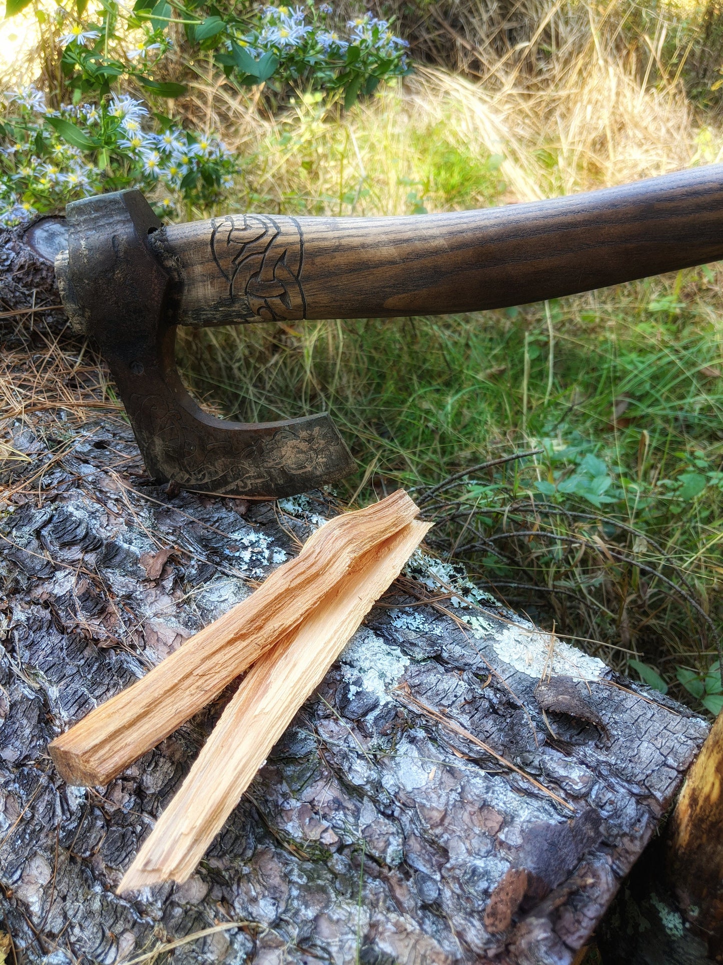 Nordic Smoke Wand Naturally Harvested Tjärved Pine Ritual Asatru Heathen Volva Magic Cleansing Norse Pagan