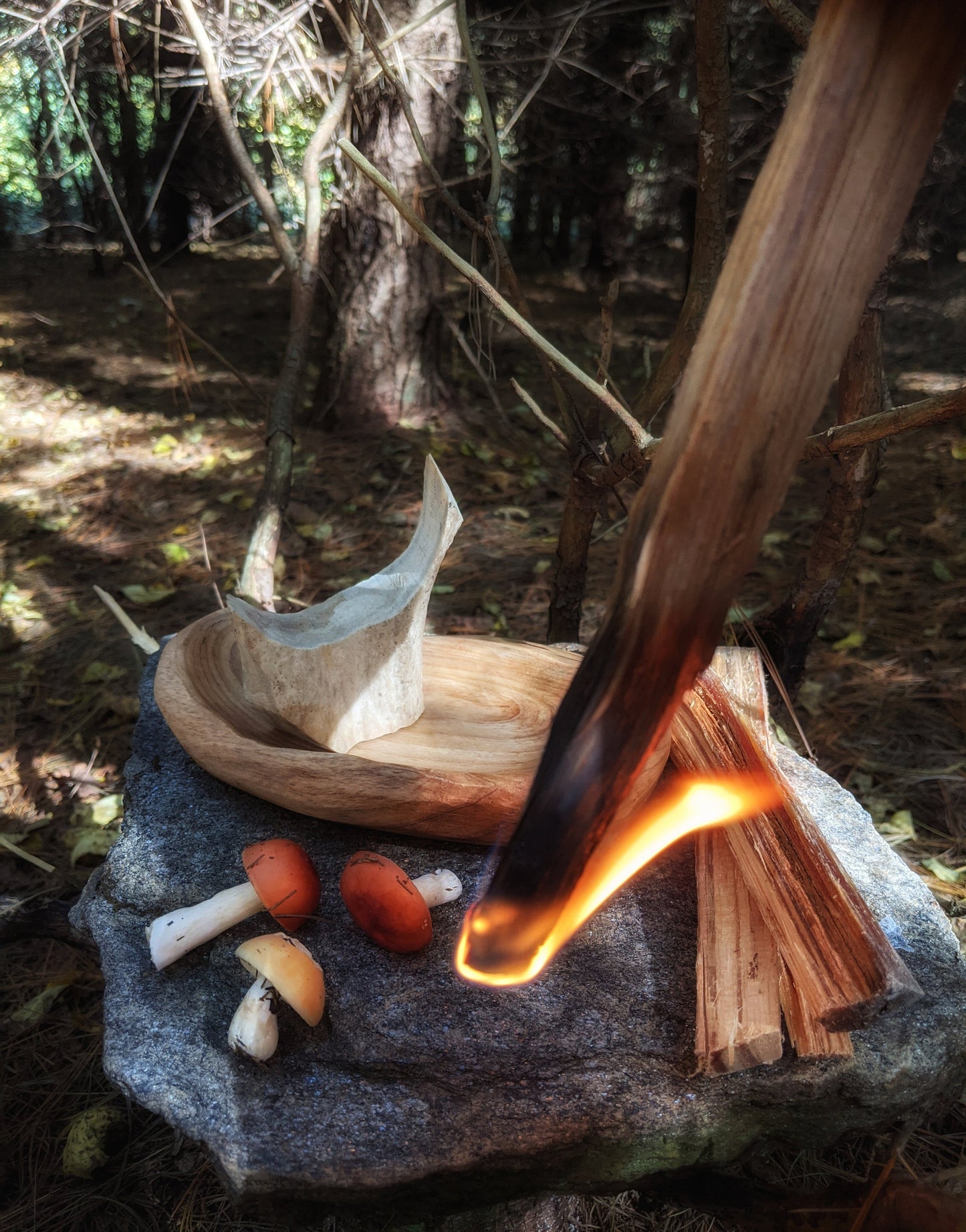 Nordic Smoke Wand Naturally Harvested Tjärved Pine Ritual Asatru Heathen Volva Magic Cleansing Norse Pagan