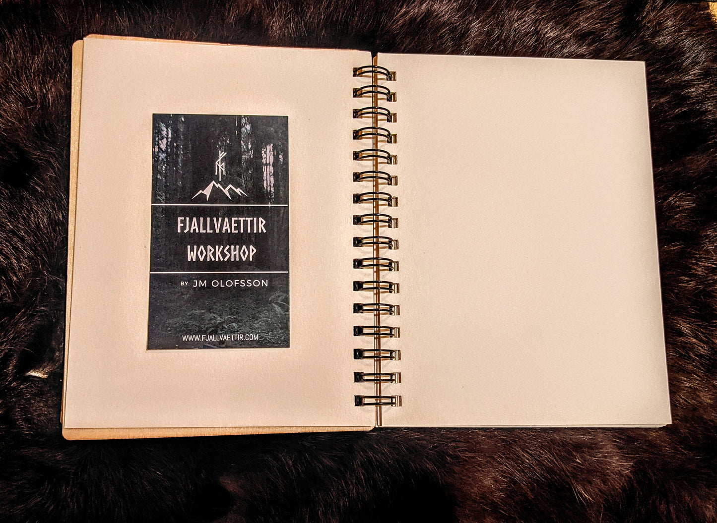 Custom Yggdrasil Pagan Witch Asatru Heathen Notepad Sketchbook Field Notes Blank Page