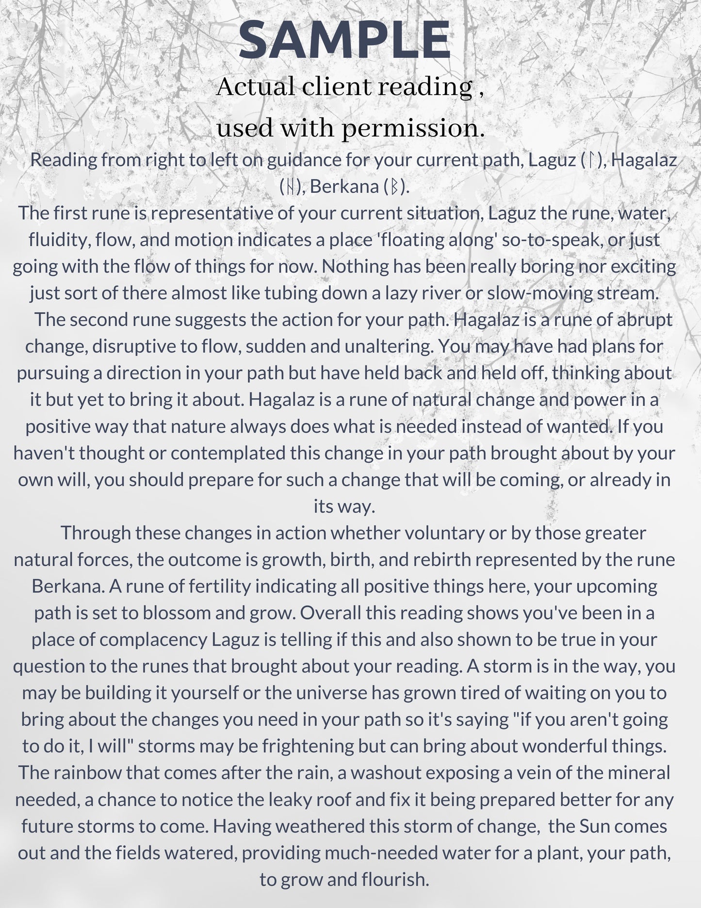 In Depth Rune Reading Delivered Within 24hrs