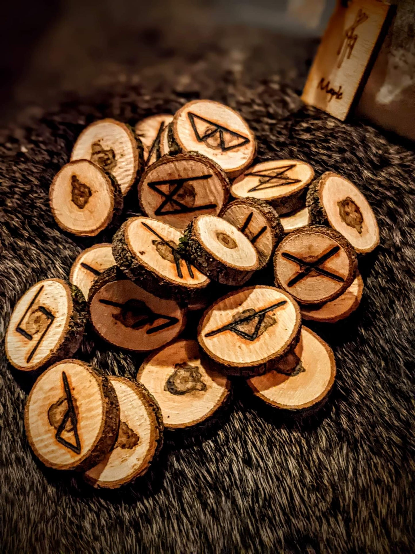 Maple Branch Elder Futhark Rune Set