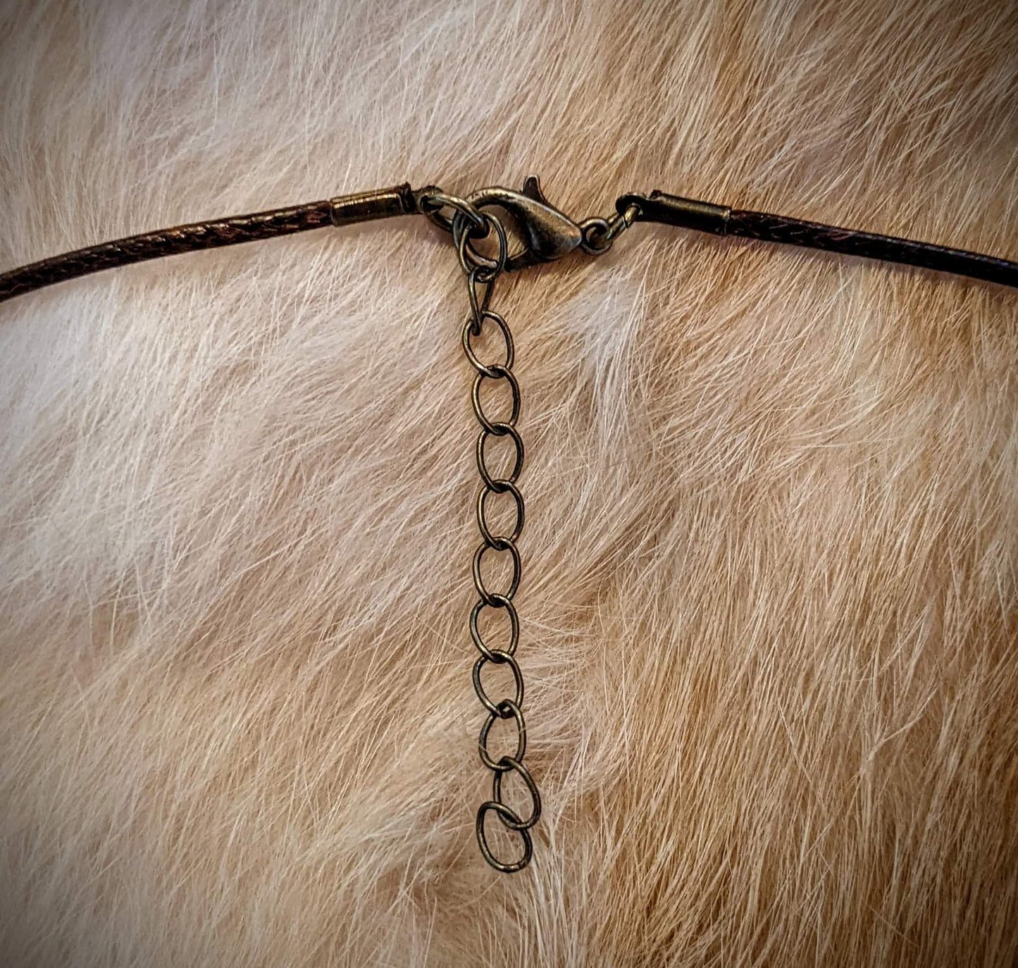 Hawk's Bell and Elk bone Spirit Travel Pendant