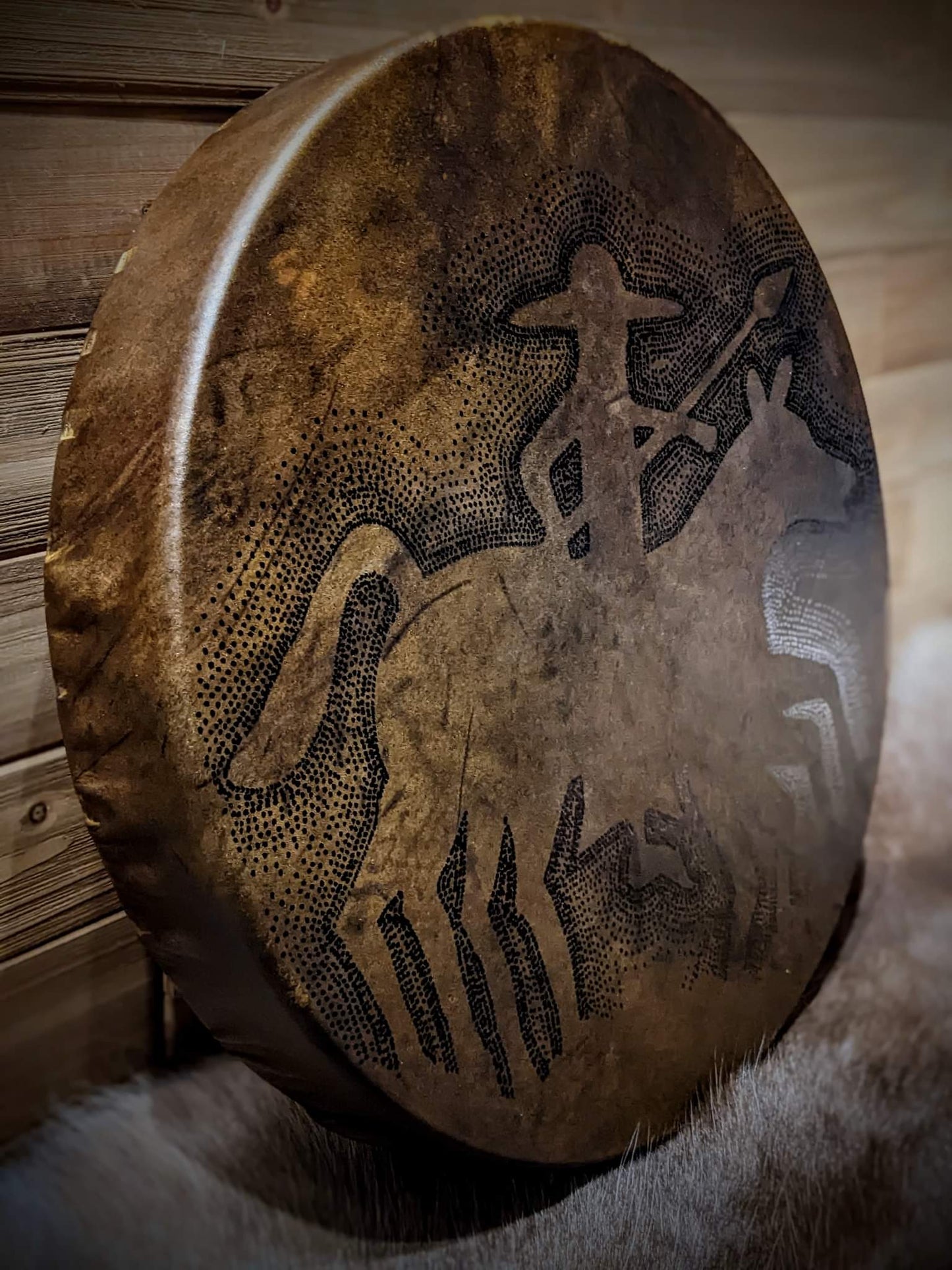Attahofrþryma | 20 Inch Horse Hide Drum