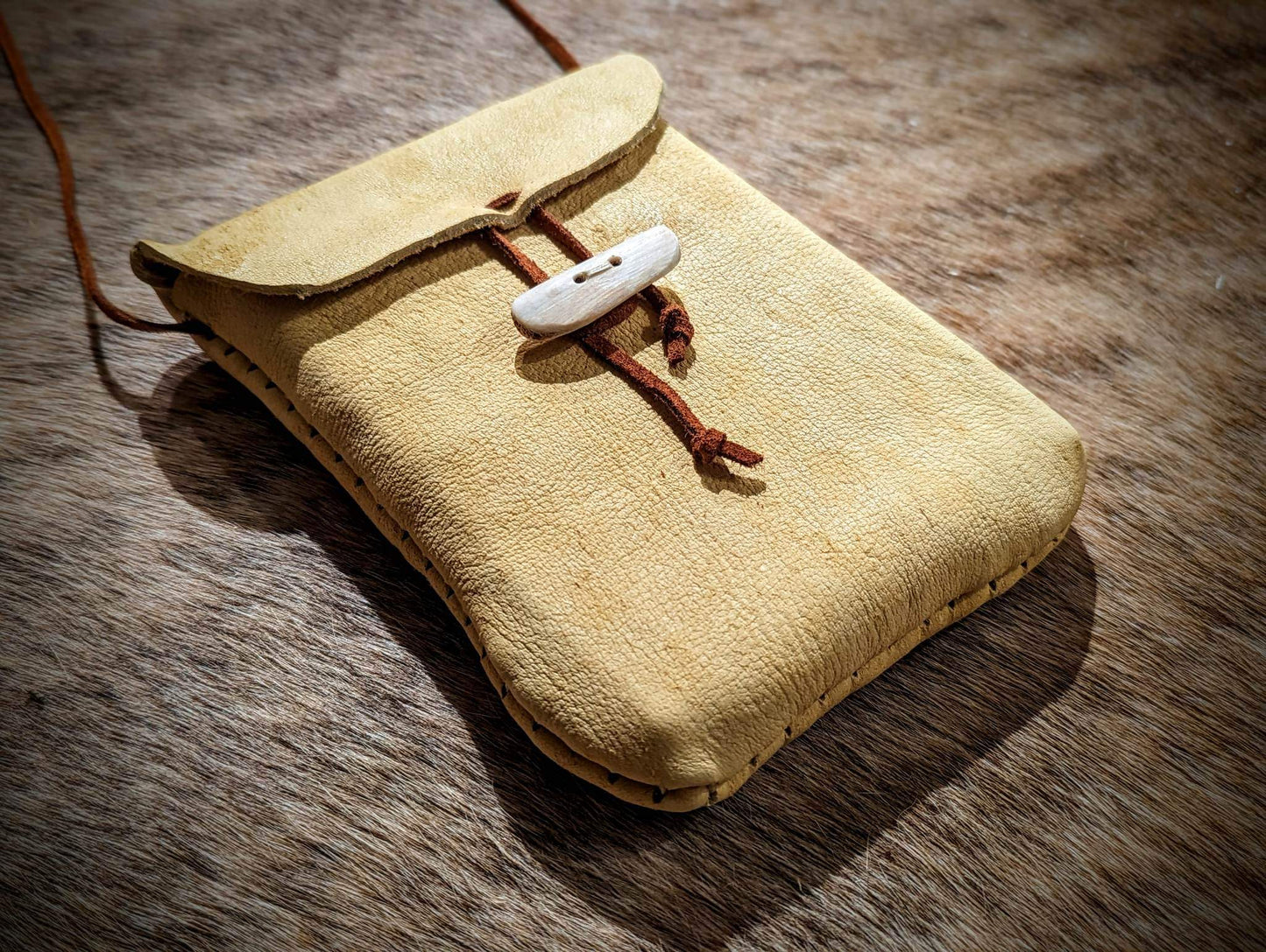 Elk Leather Bag | Foraging Bag | Field Note Satchel
