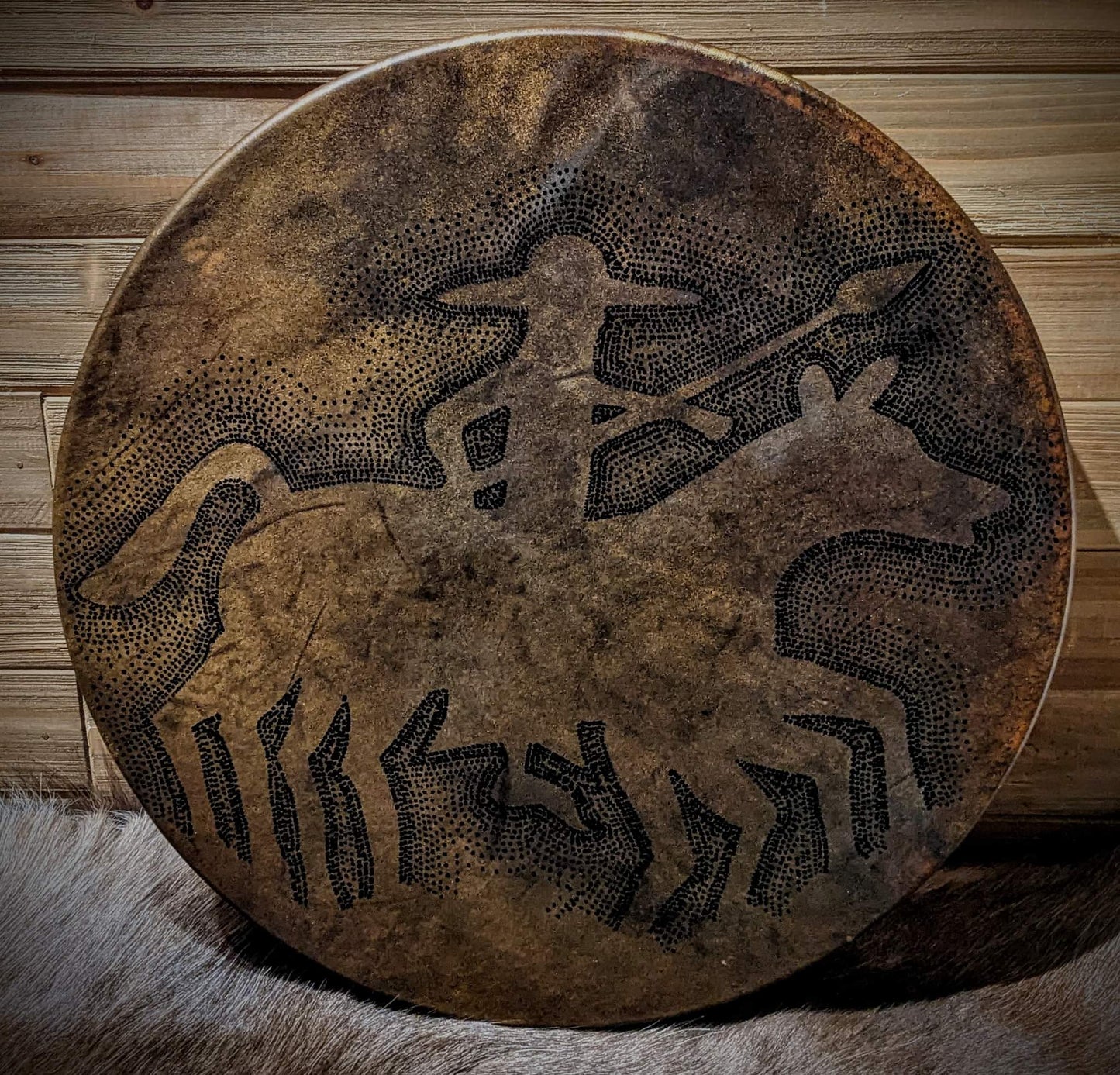 Attahofrþryma | 20 Inch Horse Hide Drum