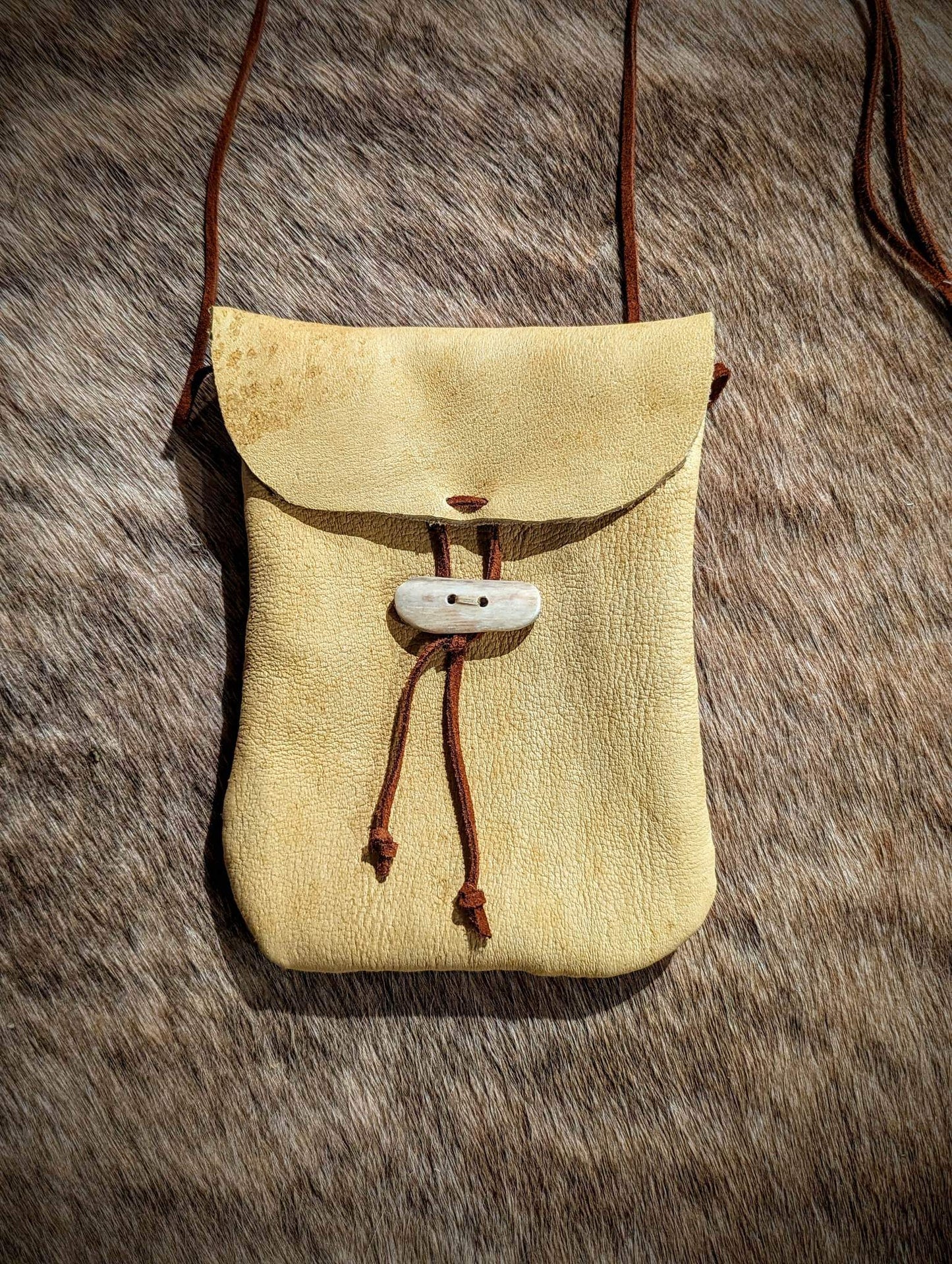 Elk Leather Bag | Foraging Bag | Field Note Satchel