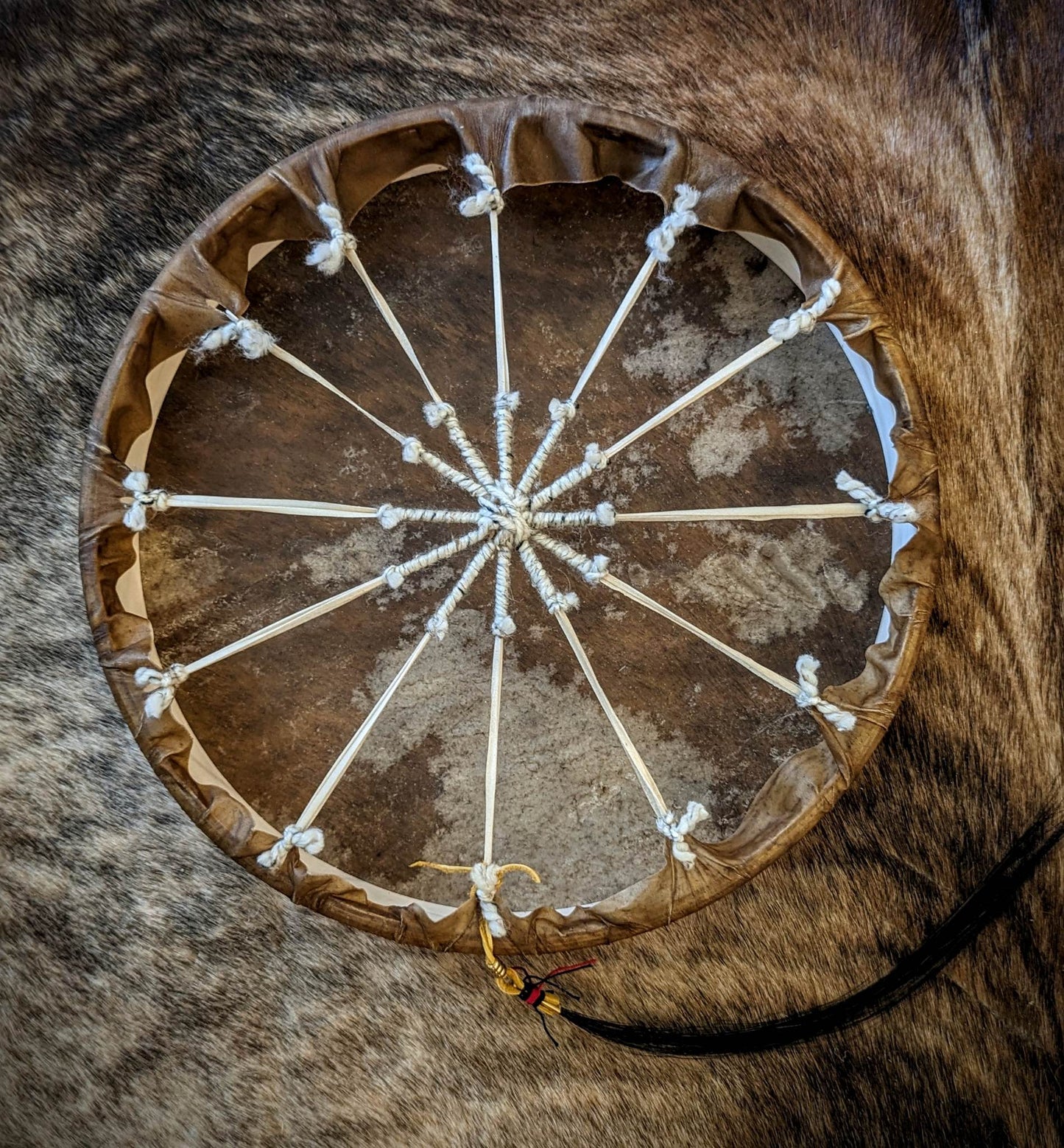 "Slow Horse" 18 Inch Horse Hide And Hair Drum