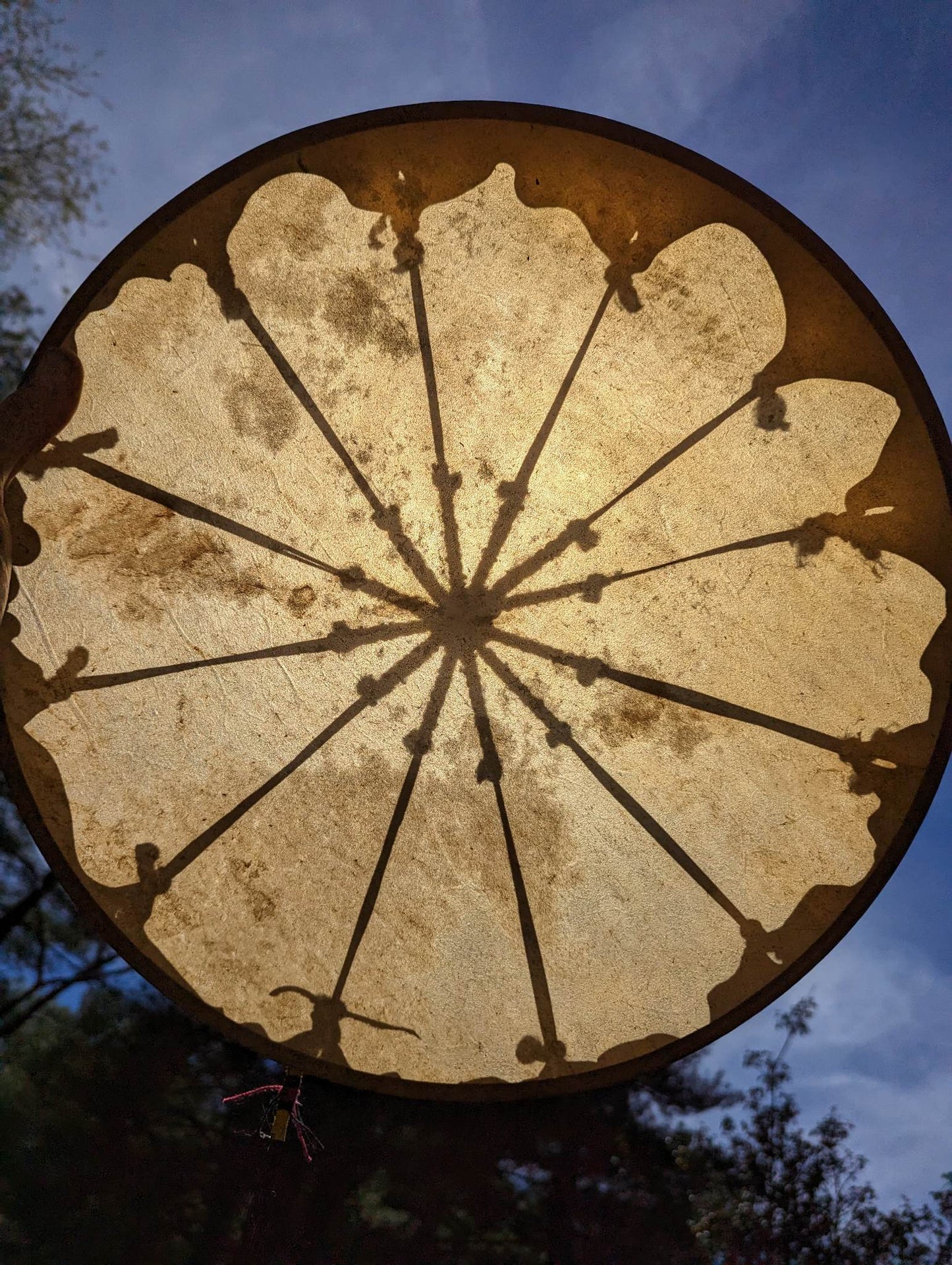 "Slow Horse" 18 Inch Horse Hide And Hair Drum