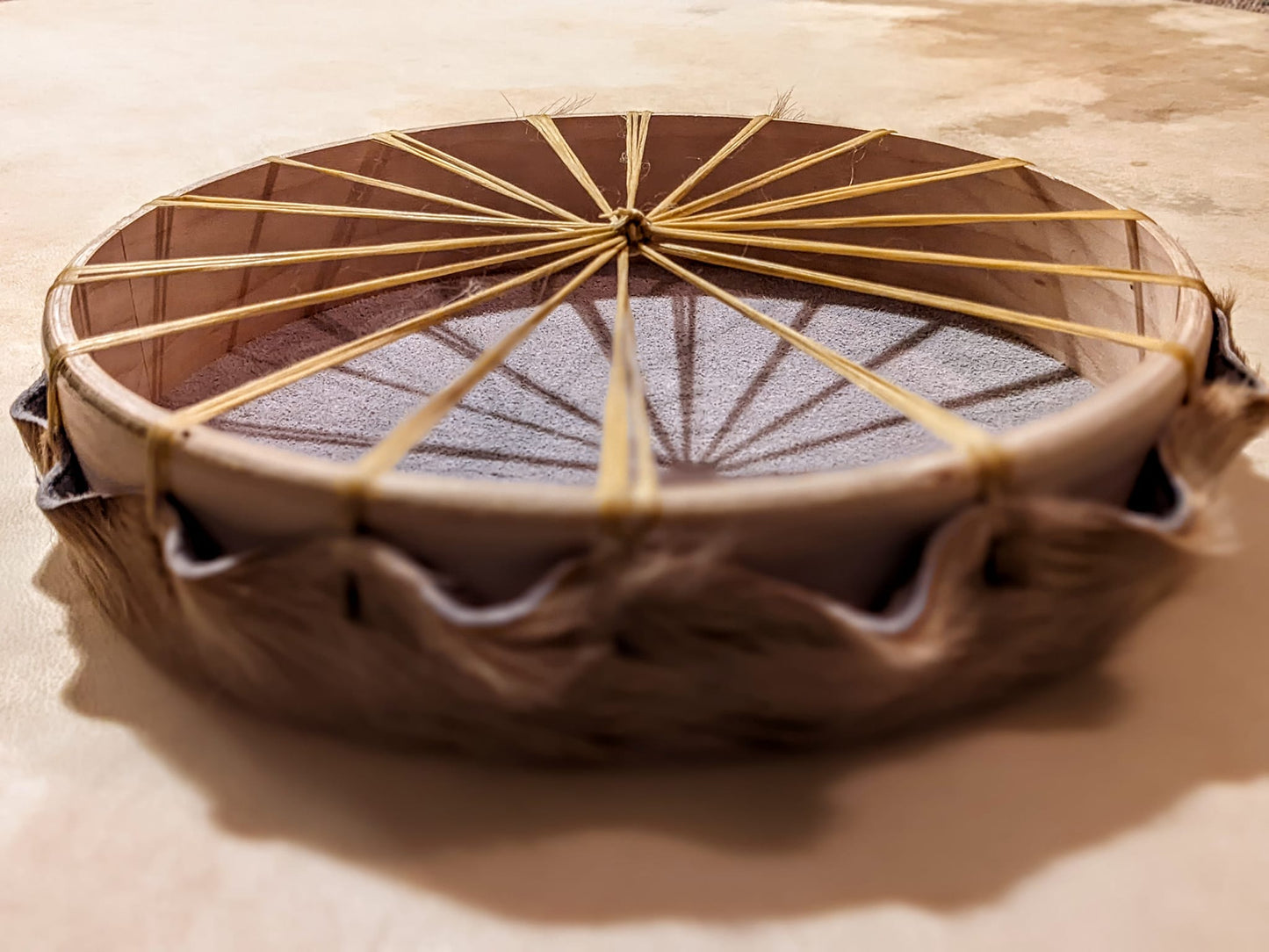10" Hair On Cowhide Drum | Maple Frame Drum