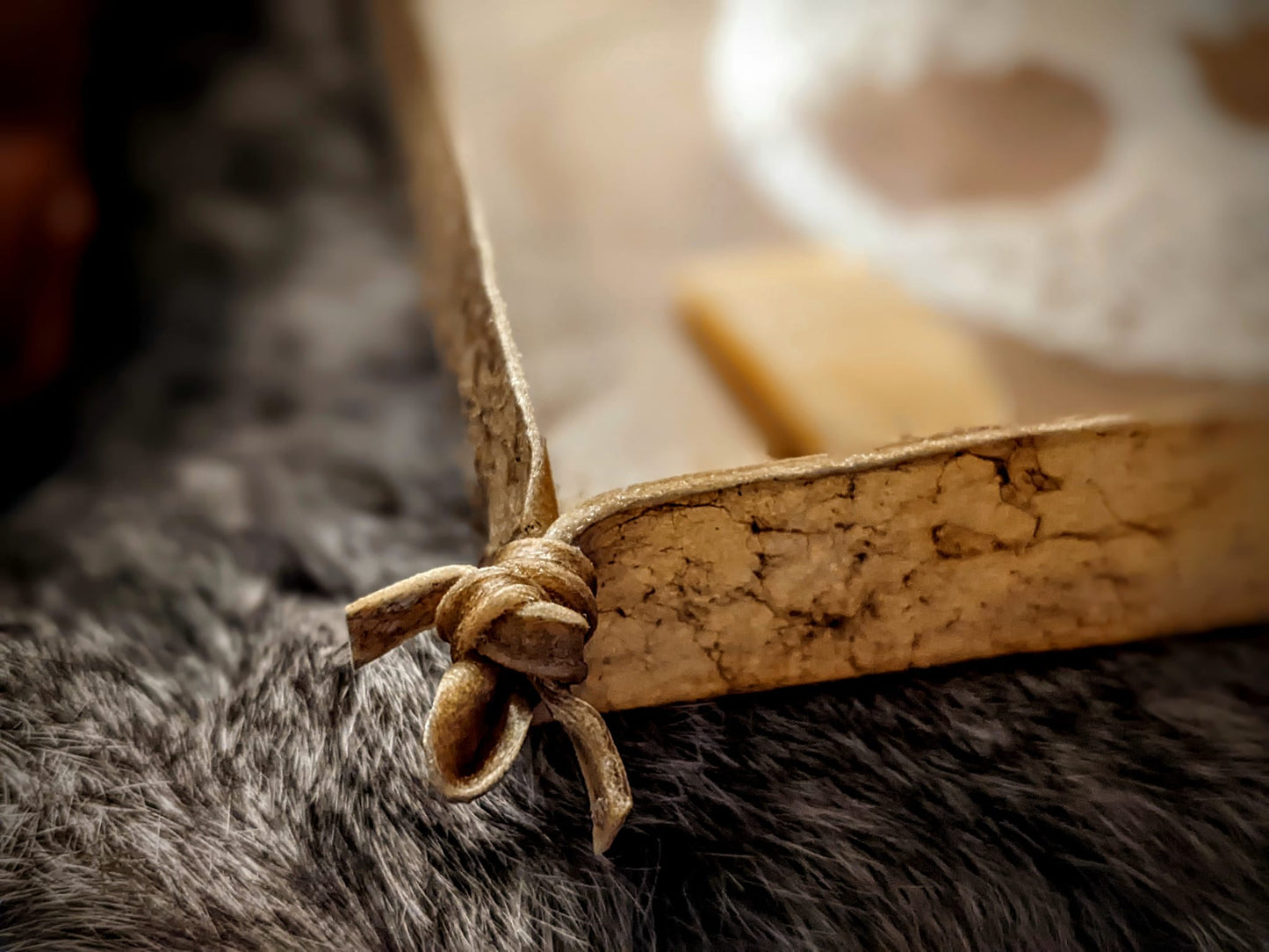 Elk Hide Yggdrasil Rune Casting Tray