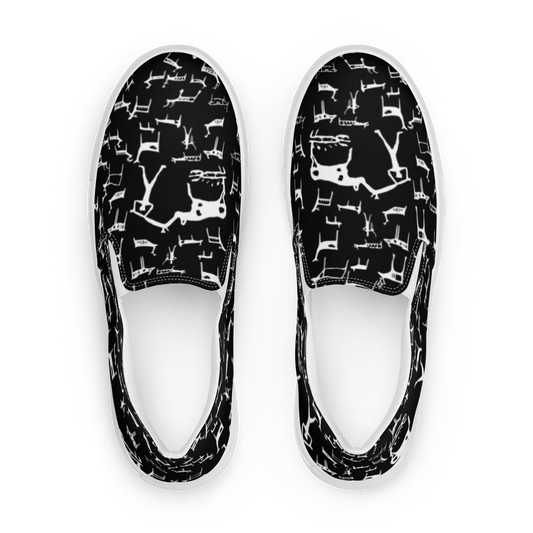 Women’s Slip-on Canvas Reindeer Alta Petroglyph Shoes (Unisex)